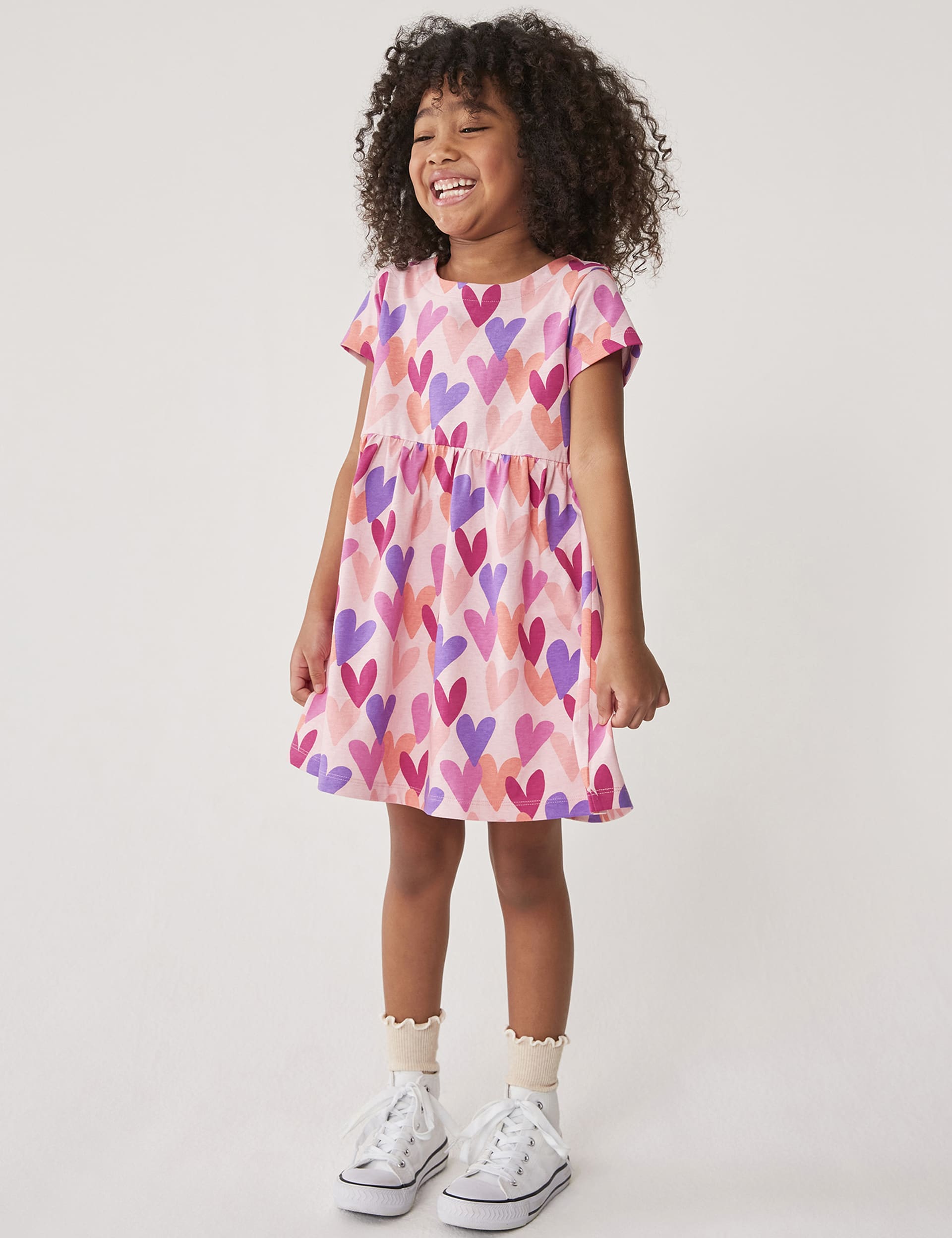 Pure Cotton Printed Dress (3-12 Yrs)