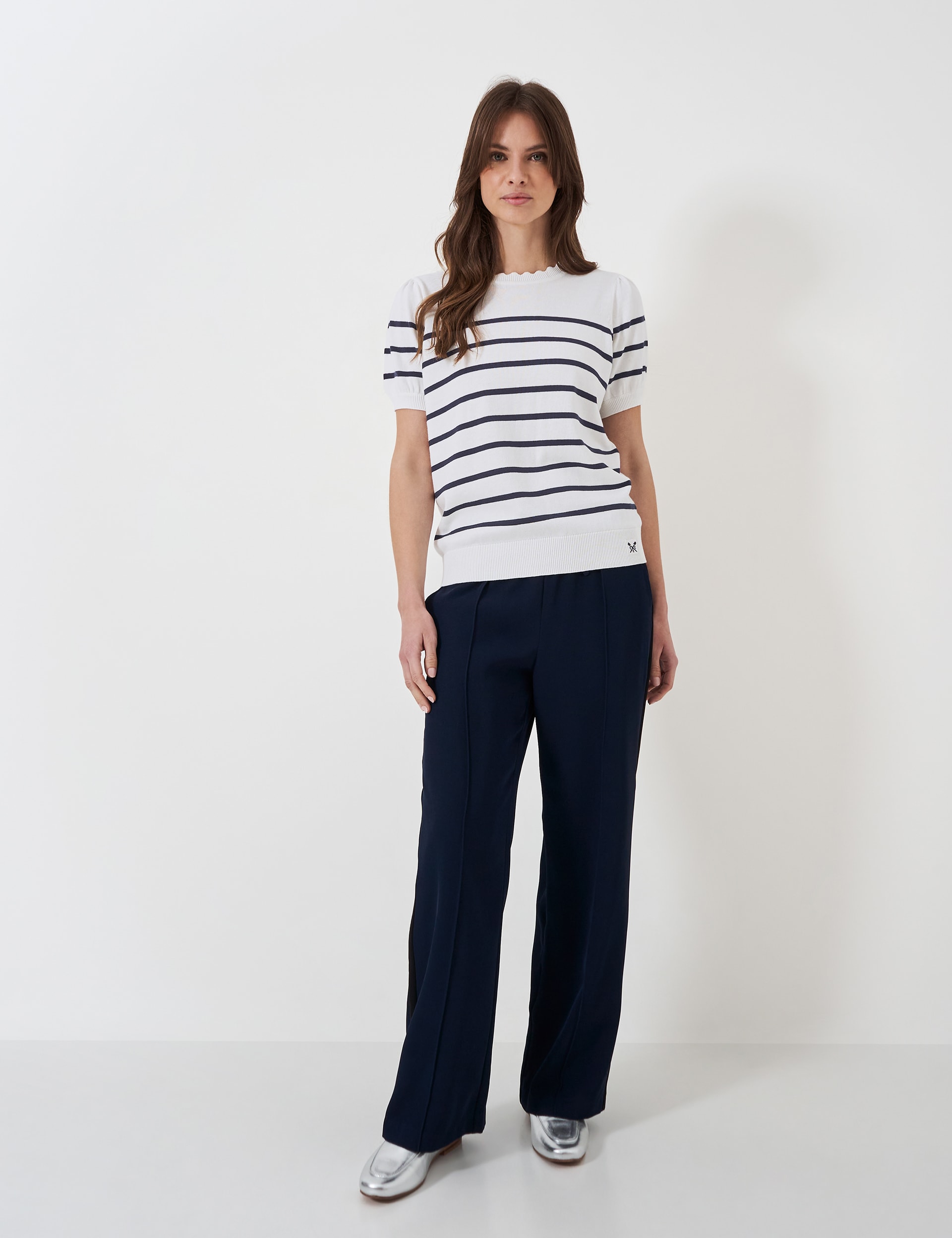 Pure Cotton Striped Jumper | Crew Clothing | M&S