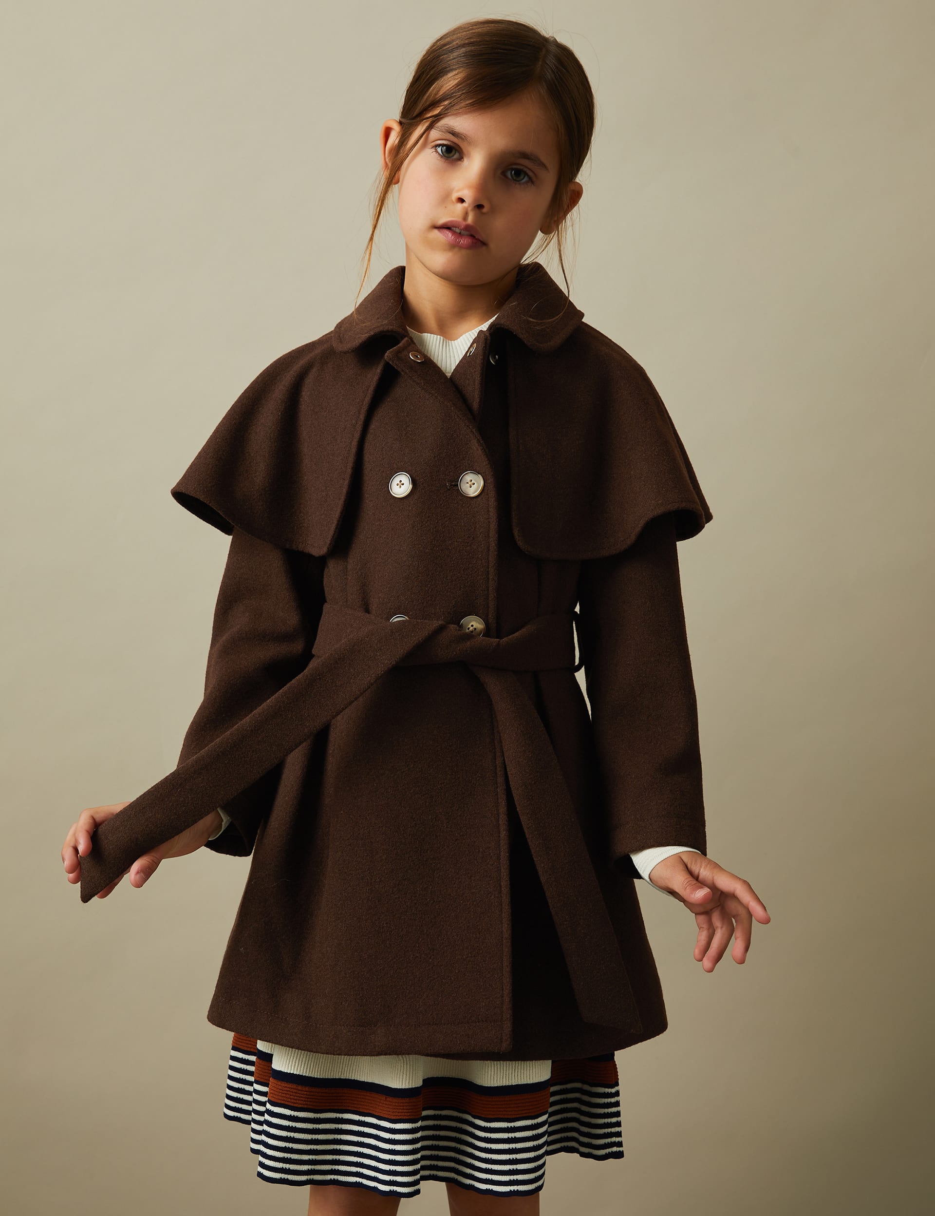 Wool Blend Coat (4-14 Yrs) | Reiss | M&S