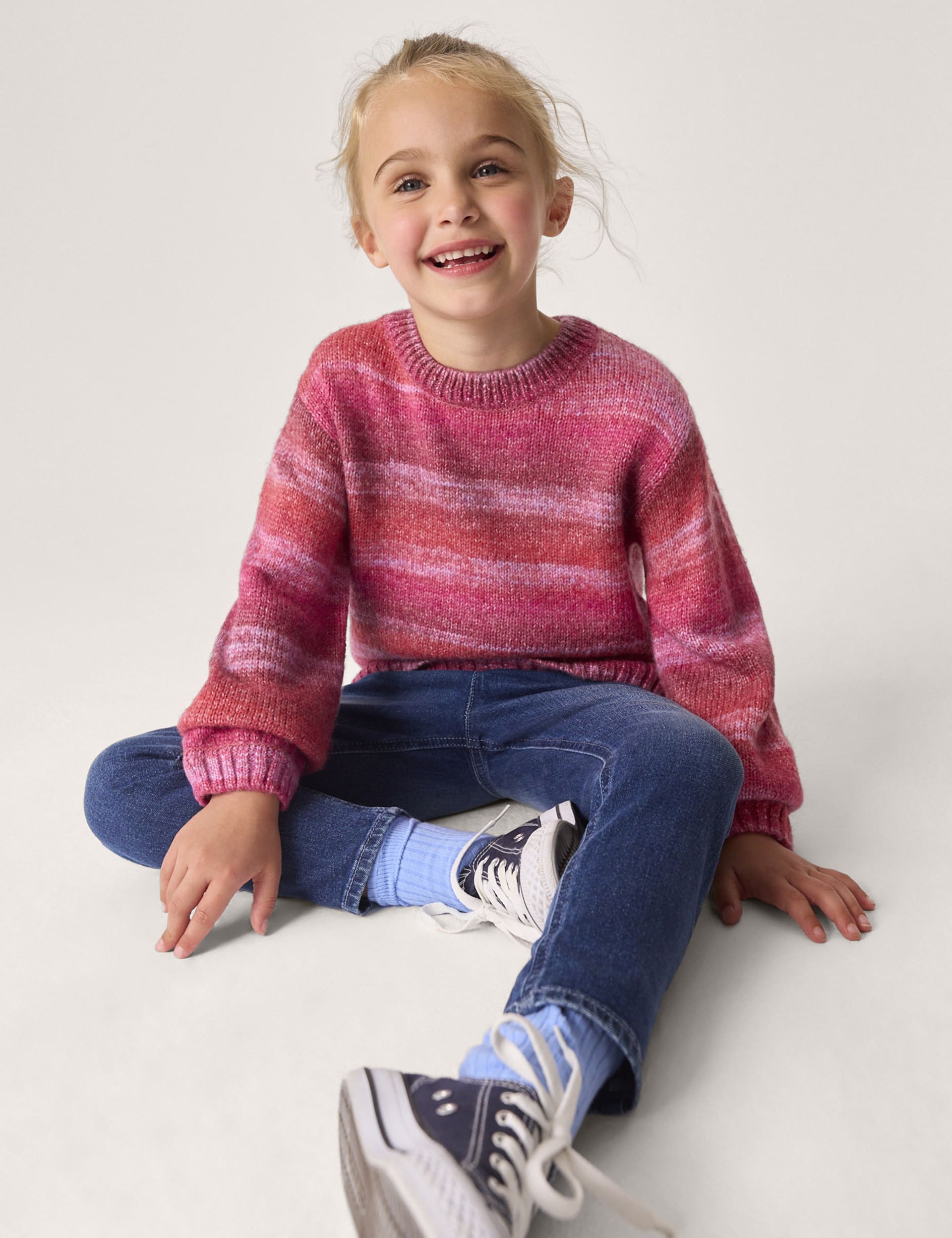 MSGM Striped Chunky Knit jumper 4 Years