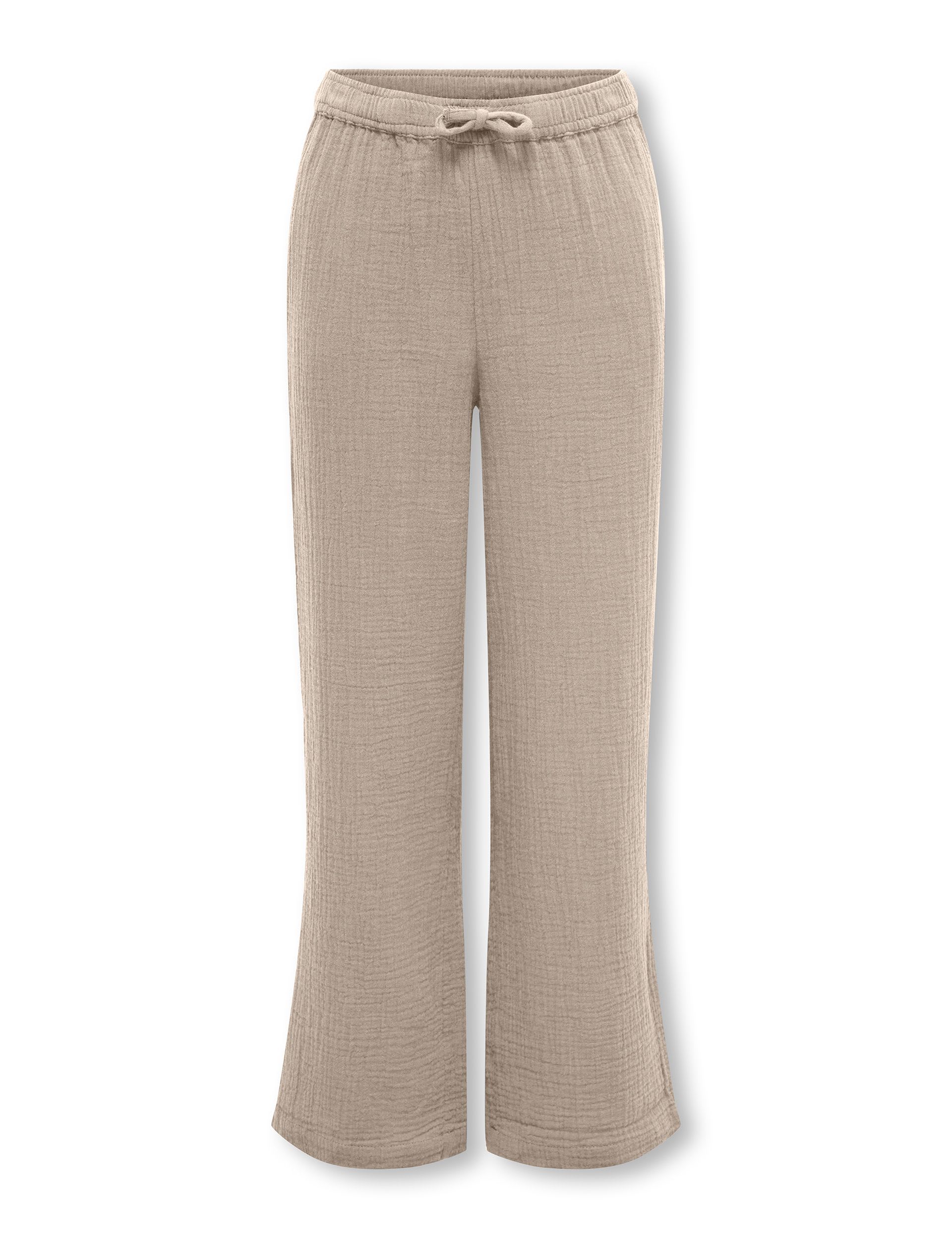 PURE COTTON DRAWSTRING TROUSERS (8-14 YRS) | KIDS ONLY | M&S