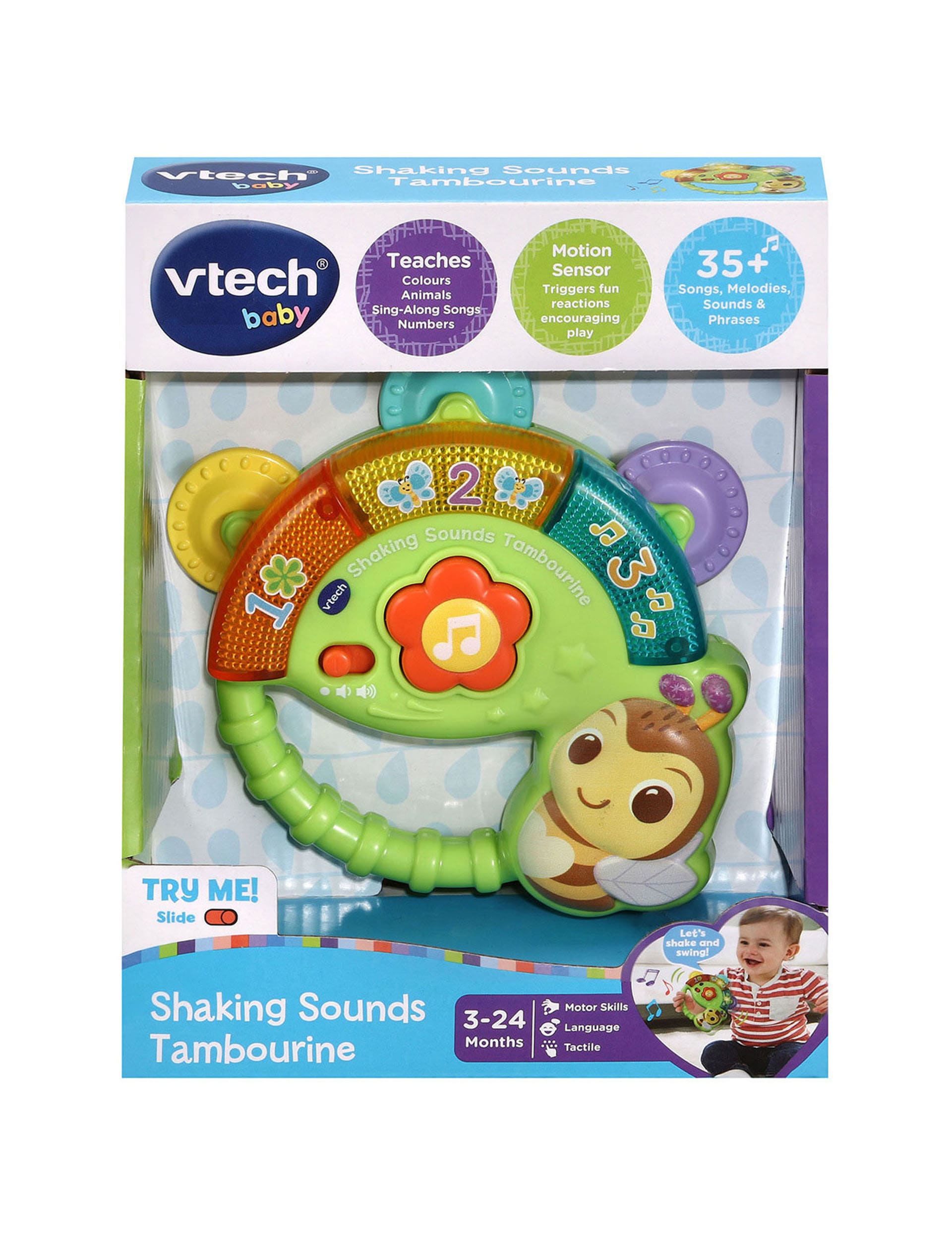 Shaking Sounds Tambourine (3-24 Mths) | Vtech | M&S