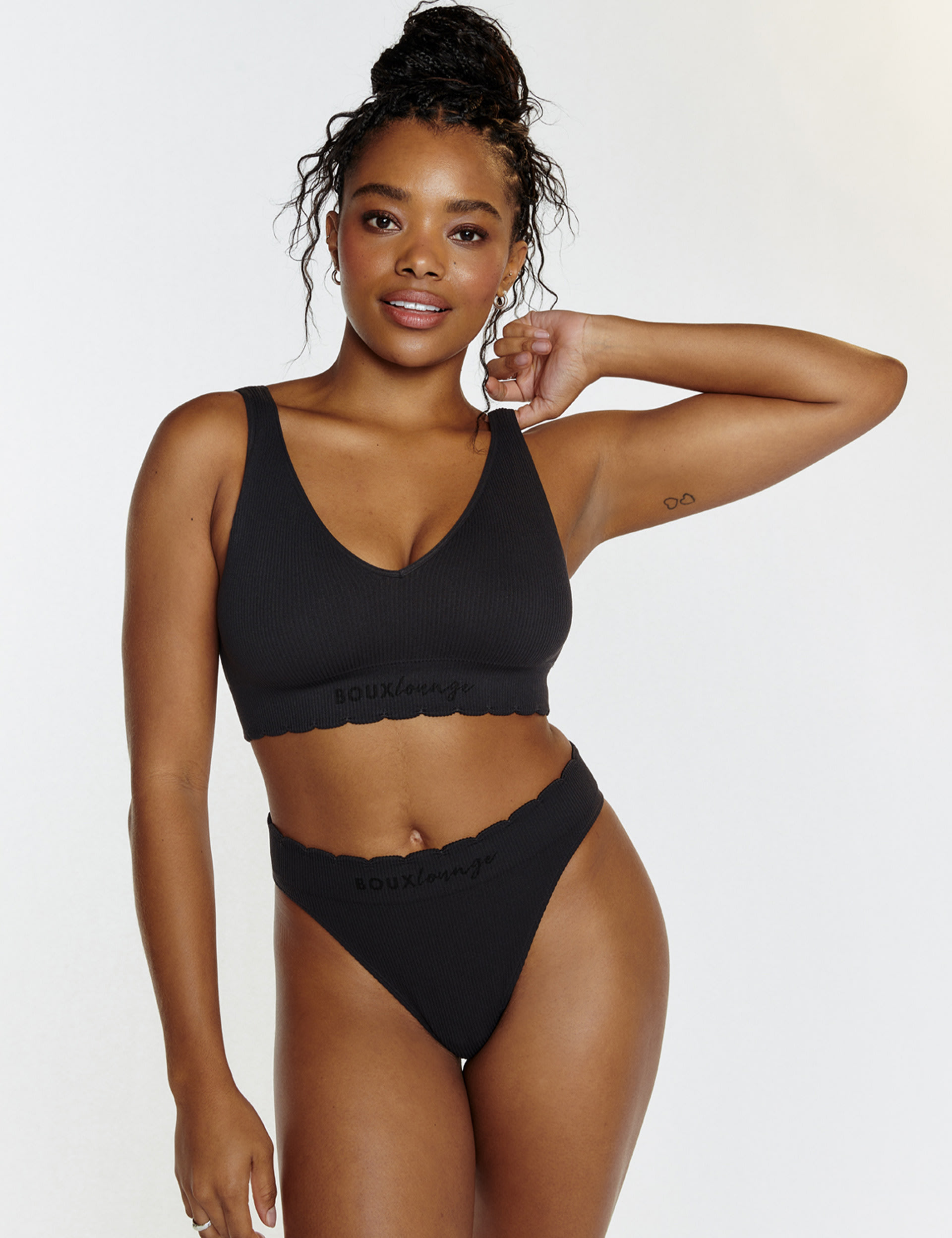 Ribbed Non Wired Seamless Bralette | Boux Avenue | M&S