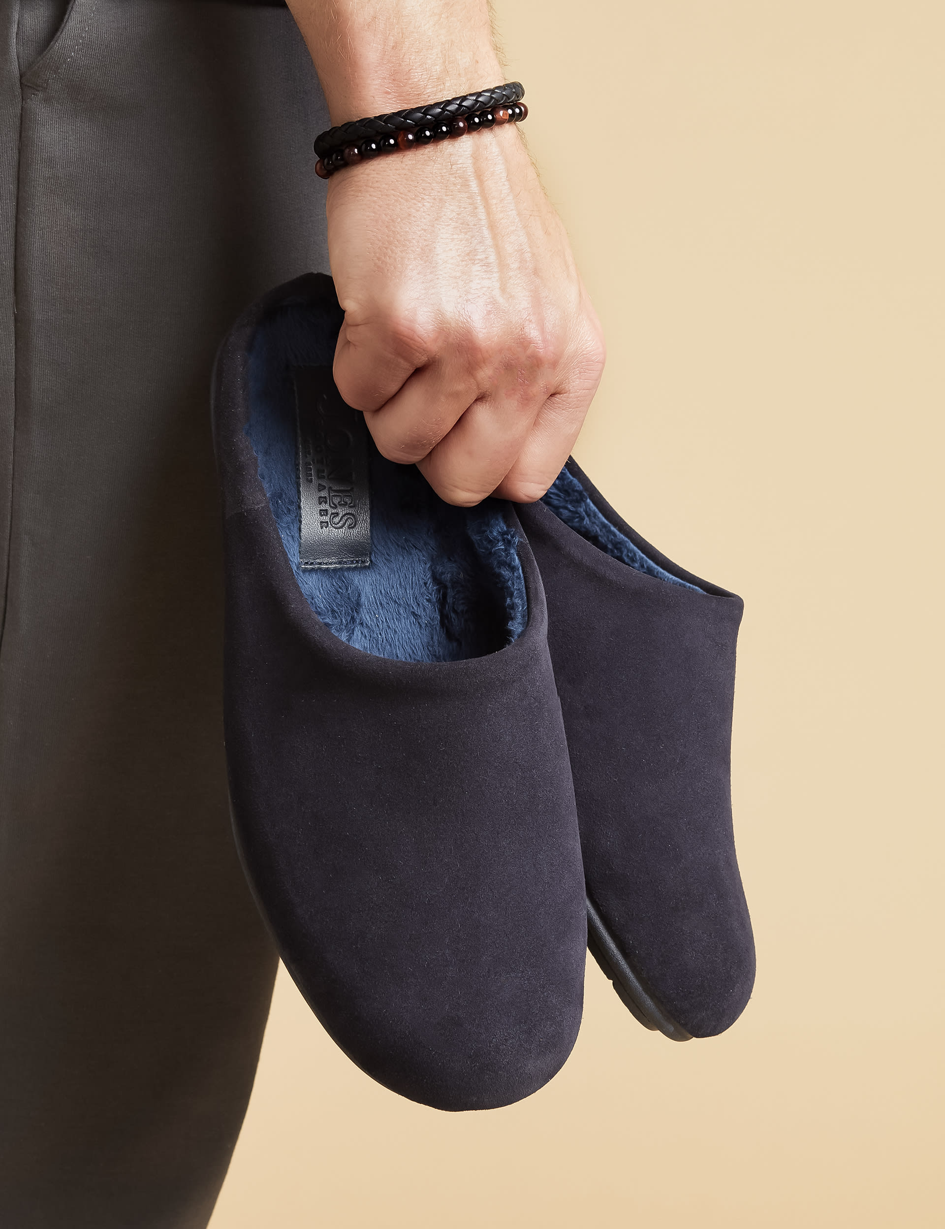 Men’s Leather Slippers at M&S