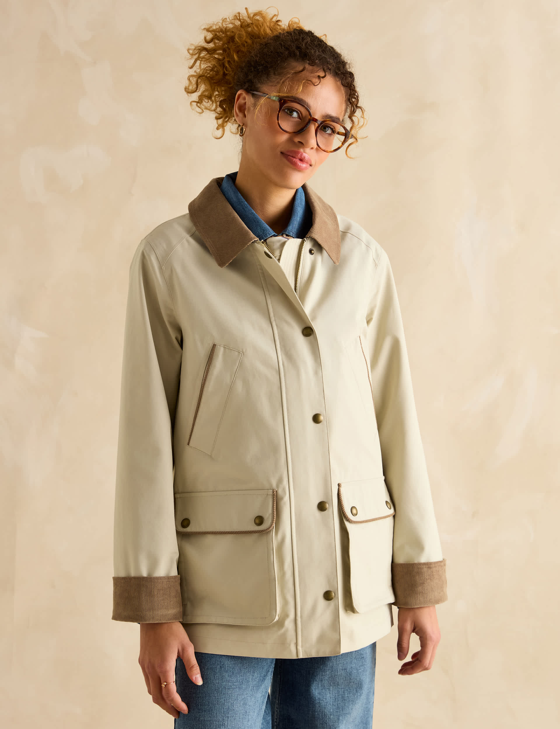 Water Resistant Collared Jacket main image 1