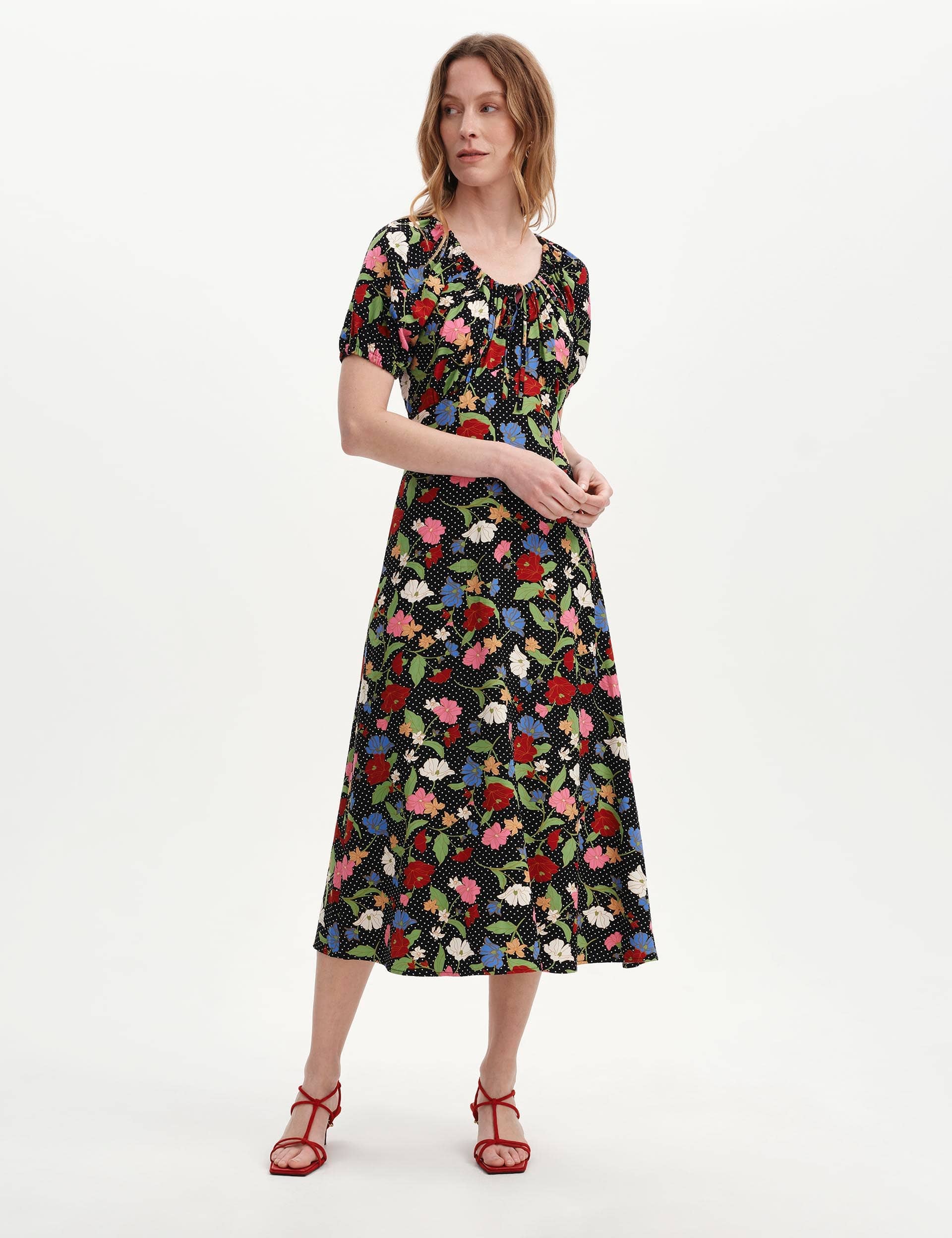 belk mother of the bride dresses Navy Eva Fashion 5283 Pleated Long Formal Dress Color:Black Polka Dot Download Cinderella Classic Blue hourglass
