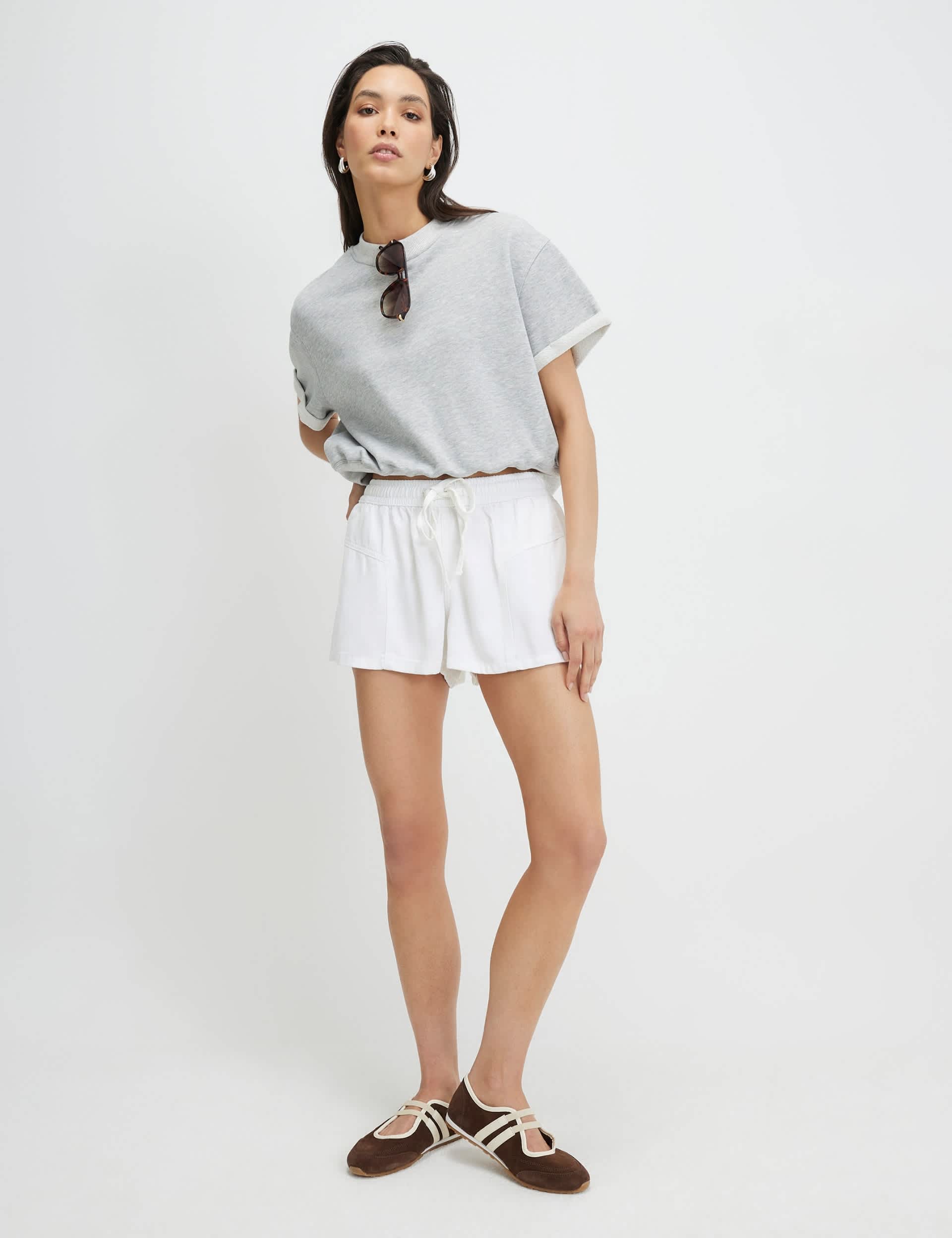 Pure Cotton Drawstring Shorts by River Island at M&S