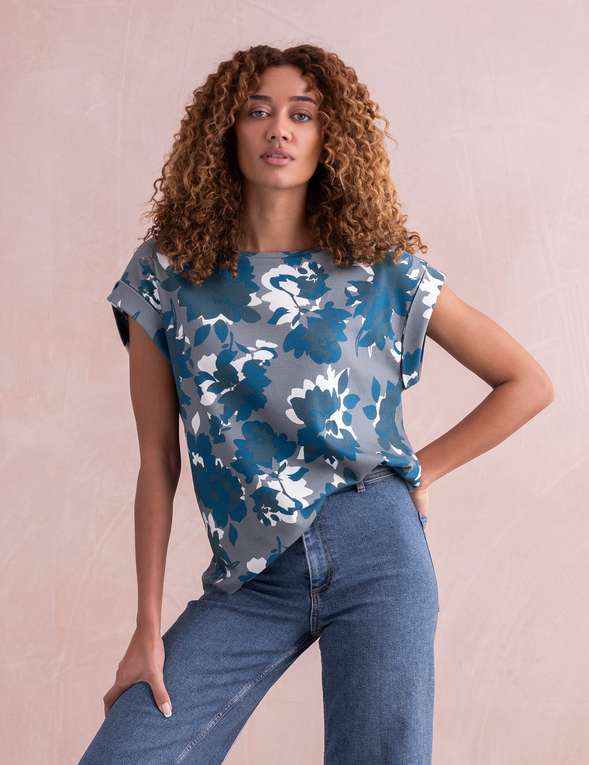 Pure Cotton Floral T-Shirt | Celtic & Co. | M&S