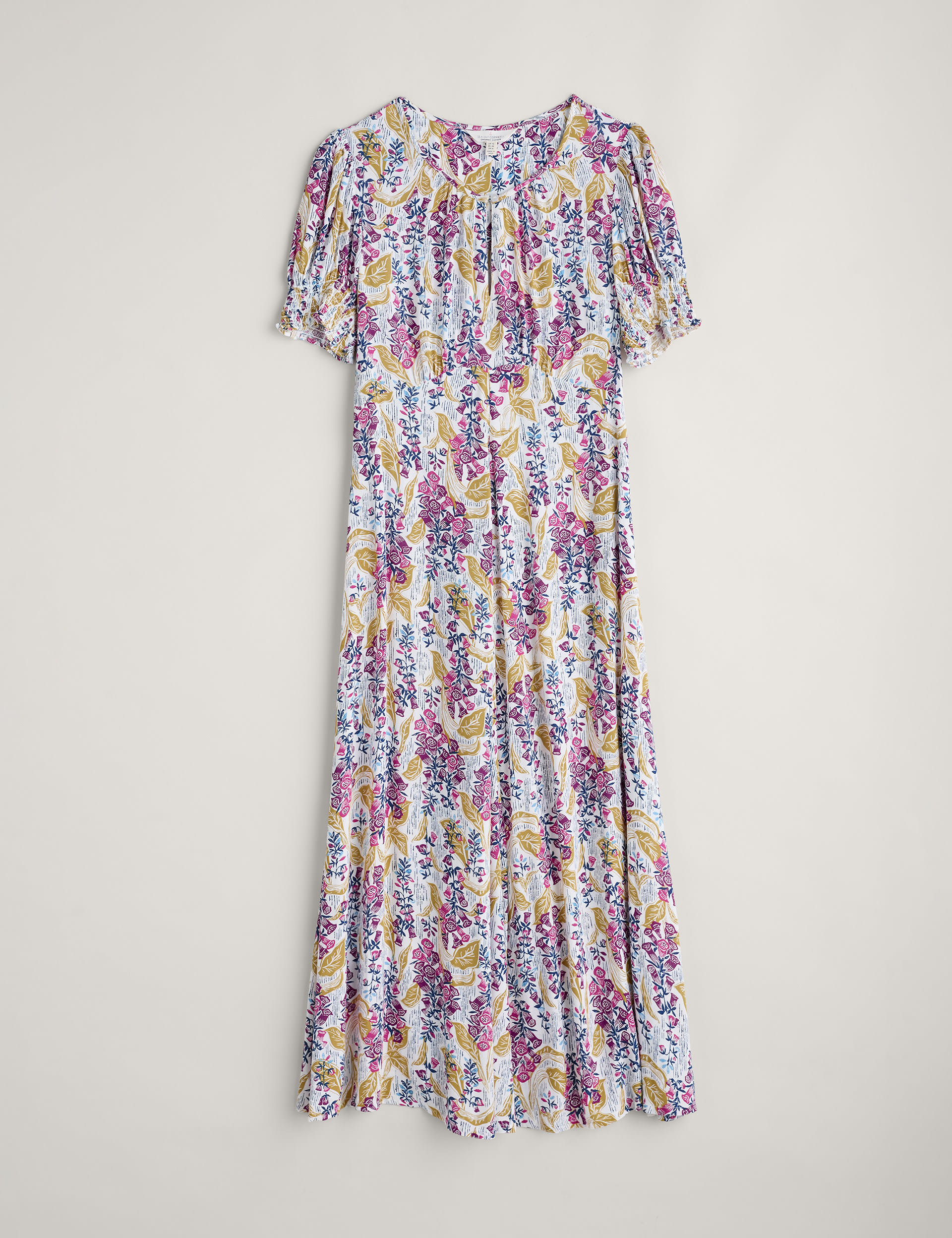 Floral Scoop Neck Midaxi Waisted Dress | Seasalt Cornwall | M&S