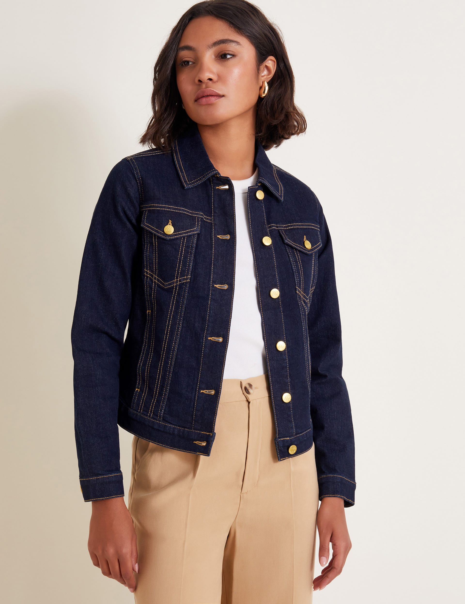 Cotton Rich Denim Jacket | Monsoon | M&S