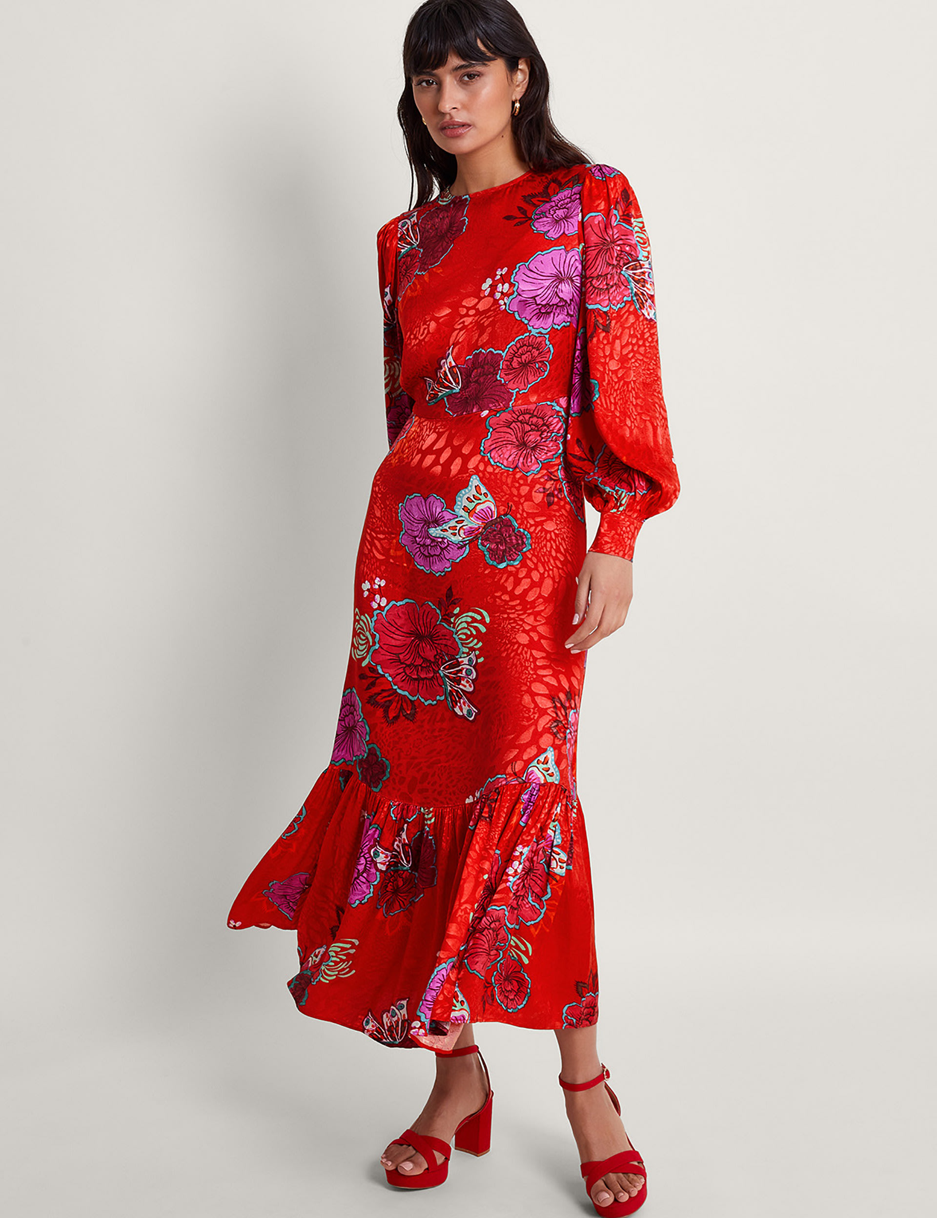 Floral Midaxi Tea Dress | Monsoon | M&S