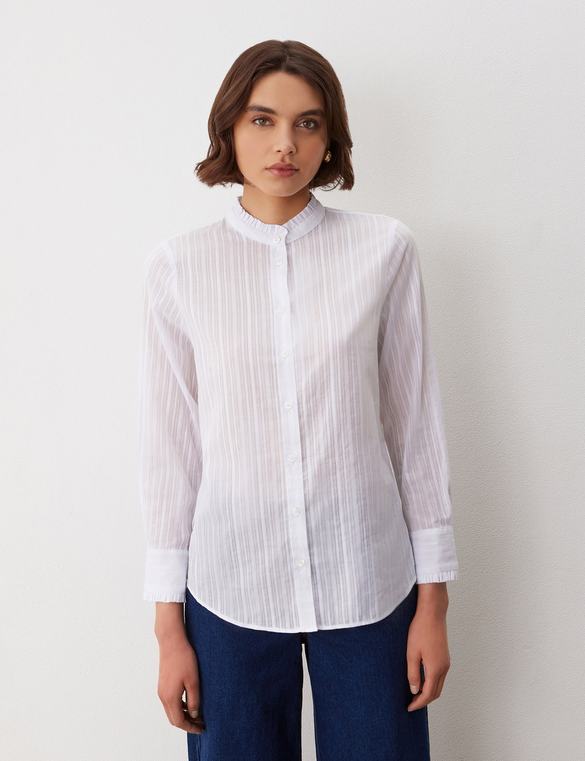 Pure Cotton Crew Neck Blouse | Finery London | M&S