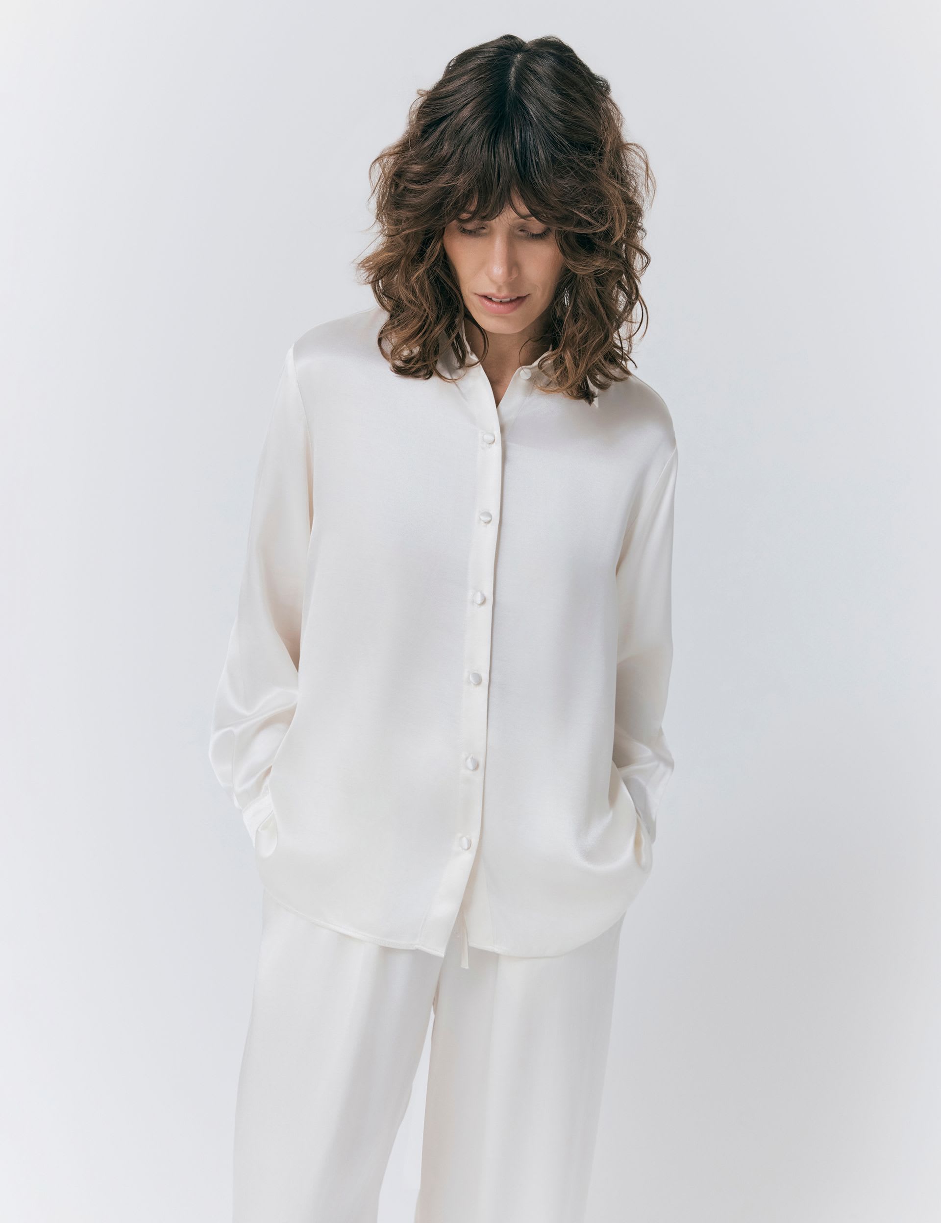 SHORT SLEEVE BUTTON THROUGH SHIRT SUNLIGHT SYMPHONY