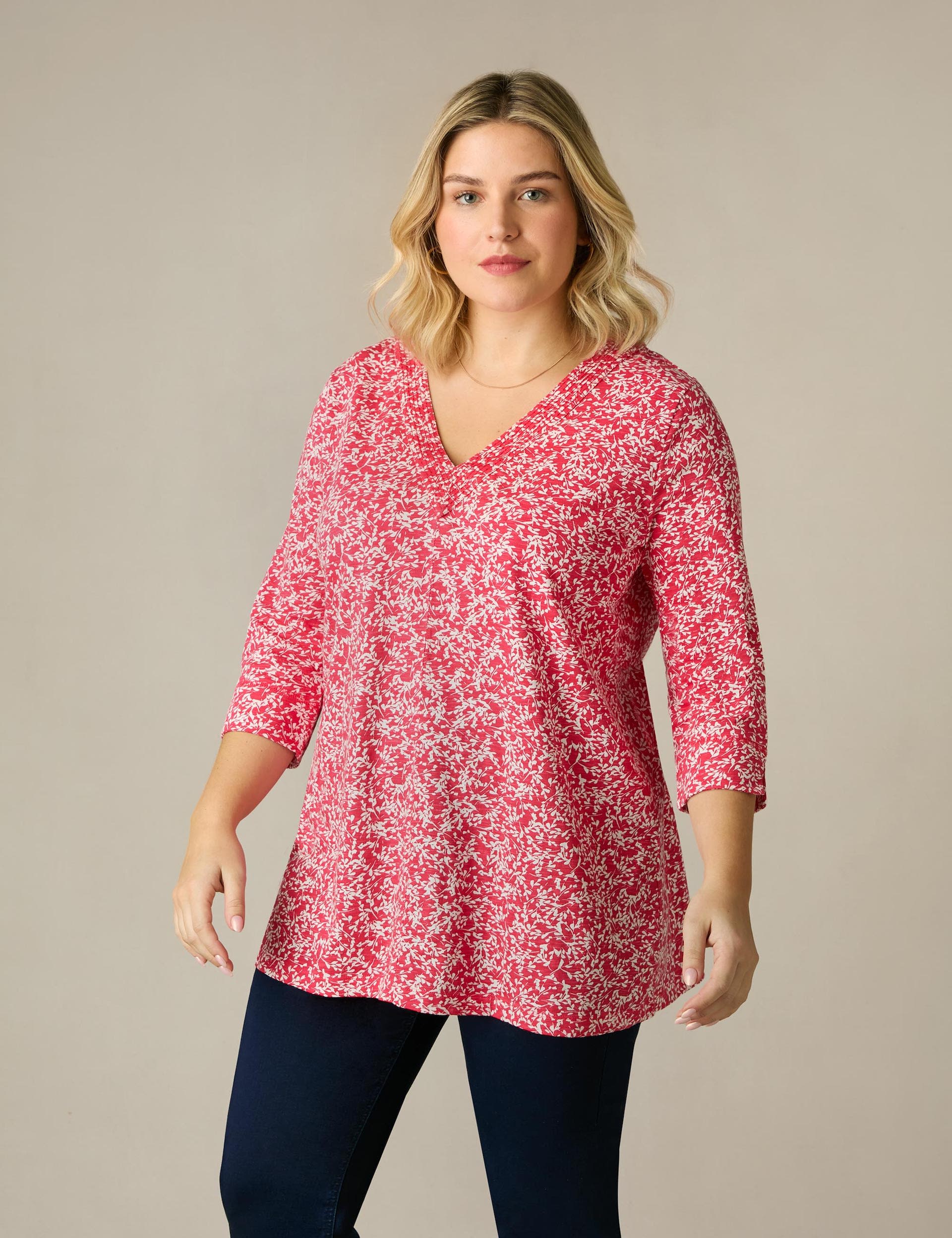 Pure Cotton Floral Tunic | Live Unlimited London | M&S