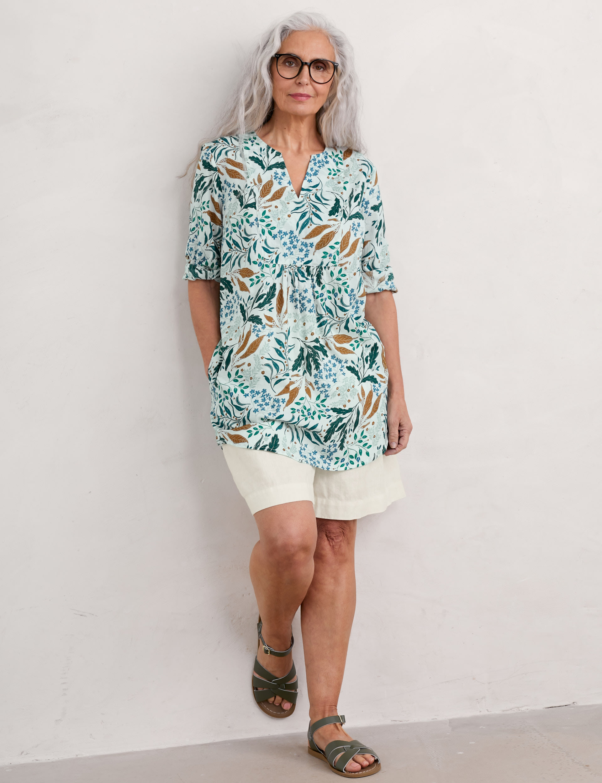 Pure Cotton Floral Tunic | Seasalt Cornwall | M&S