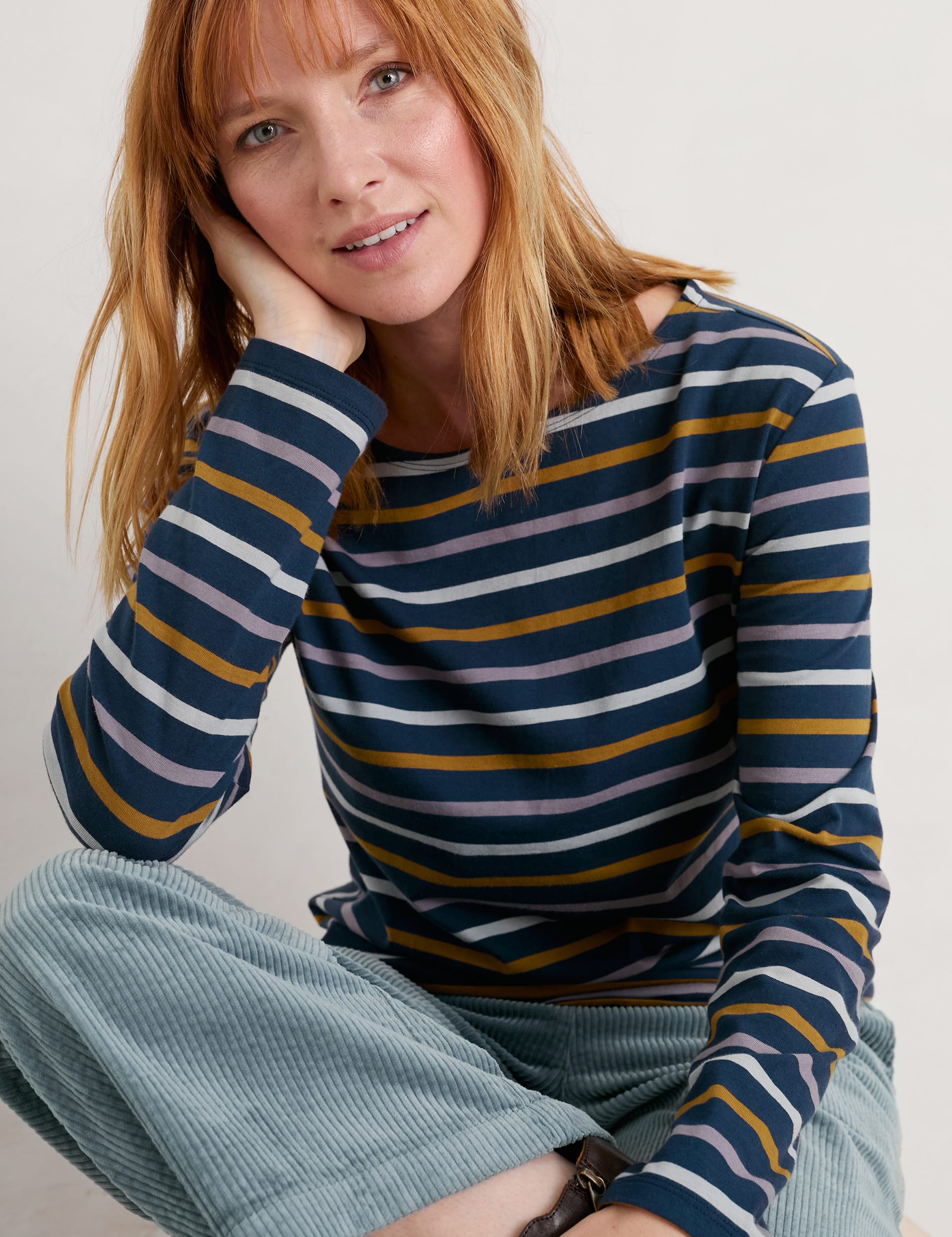 Organic Cotton Striped T-Shirt | Seasalt Cornwall | M&S