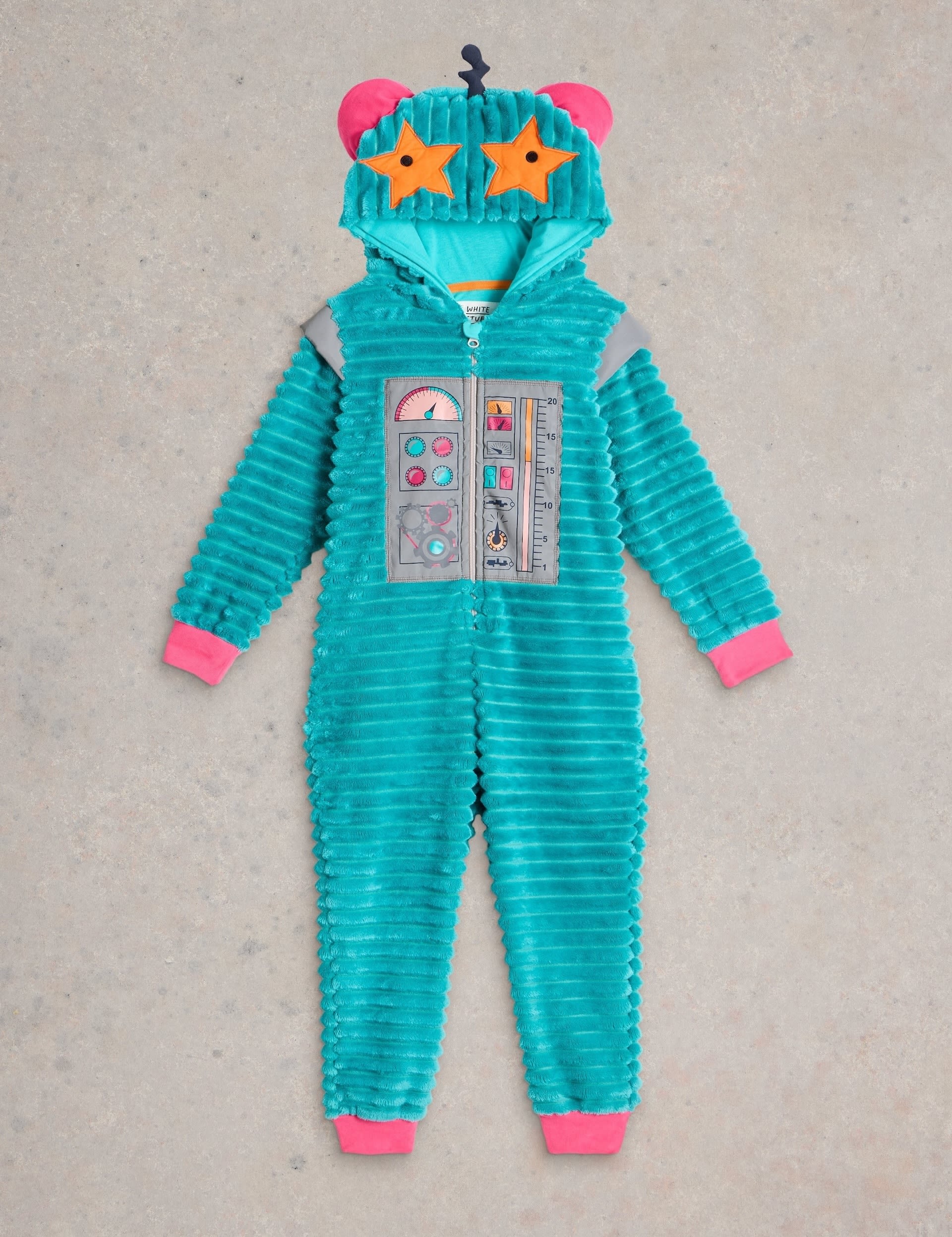 Velour Robot Onesie | White Stuff | M&S