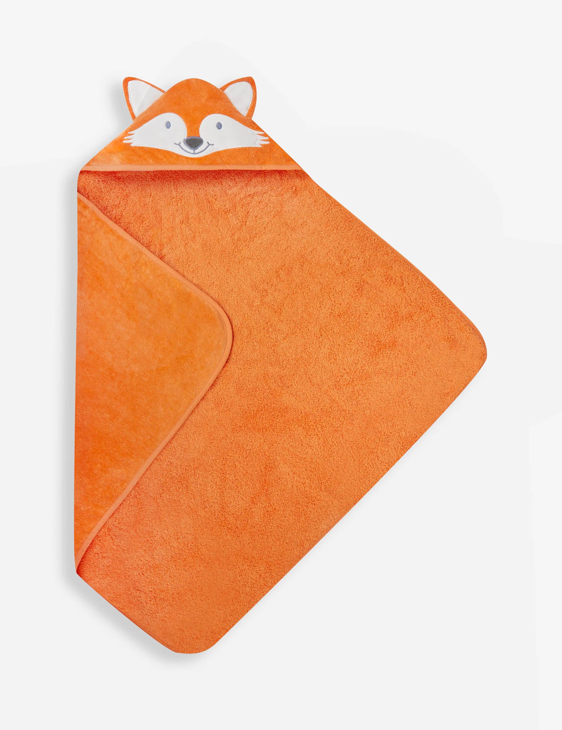 Pure cotton fox hooded towel jojo maman b b m s