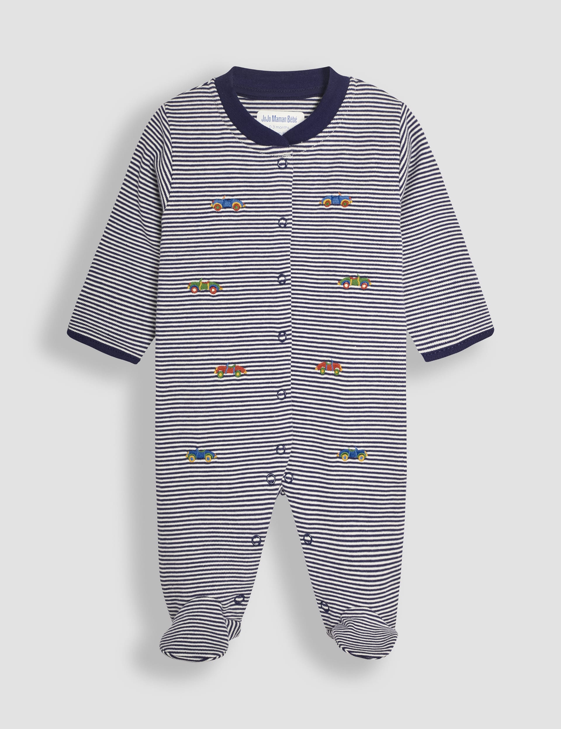 Pure Cotton Transport Sleepsuit (0-12 Mths) | JoJo Maman Bébé | M&S