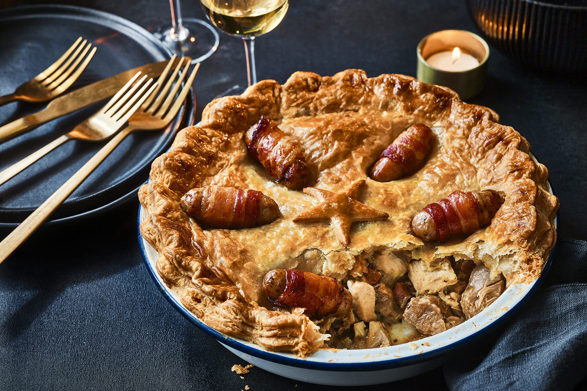 Collection Handcrafted Turkey Stuffing Pie (Serves 6)