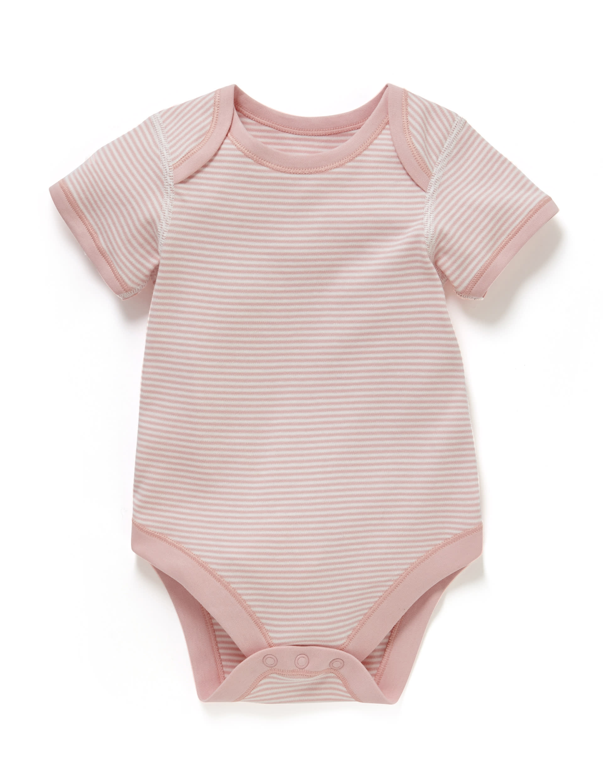 7 Pack Pure Cotton Elephant Print Short Sleeved Bodysuit Image 2 of 7