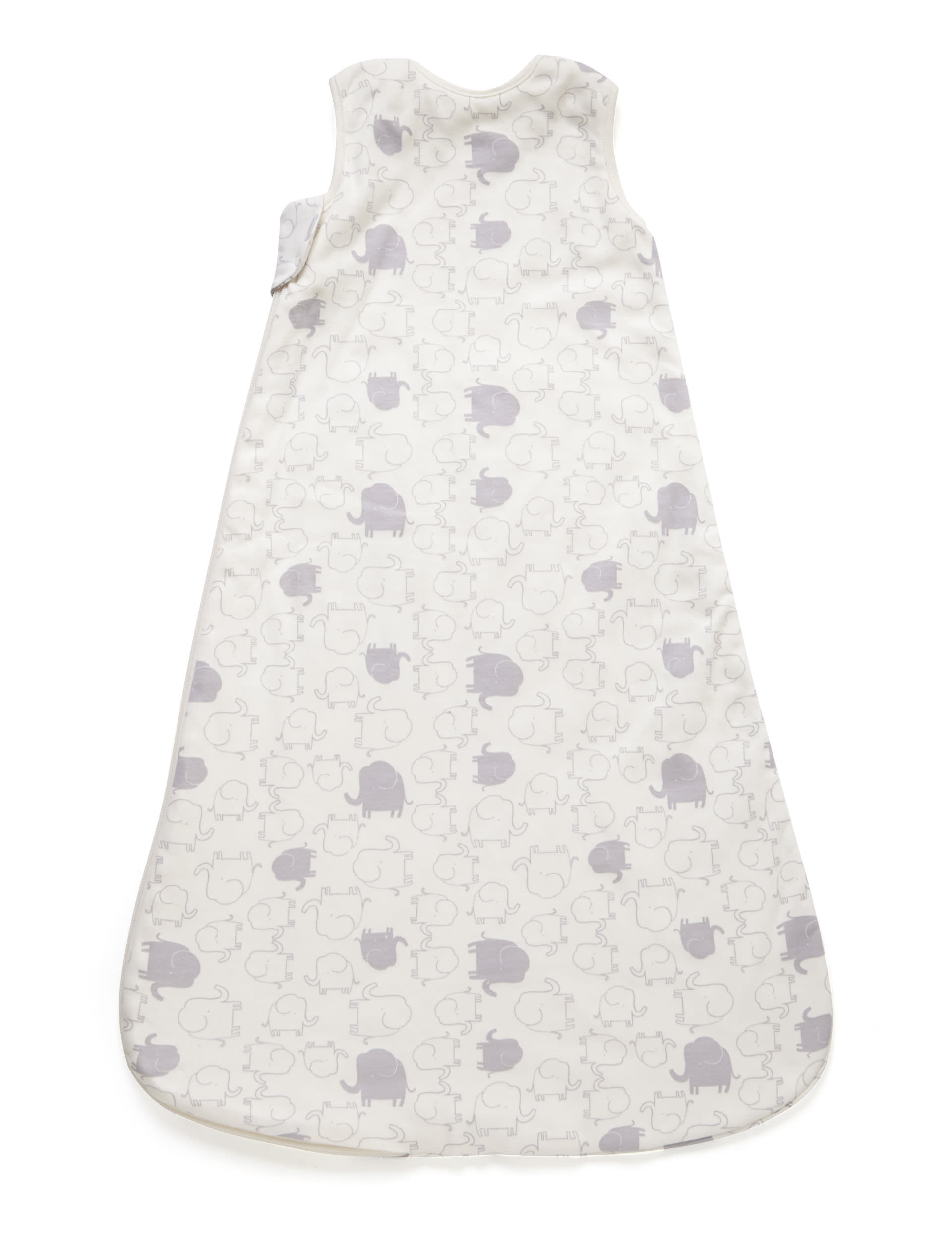 Pure Cotton Elephant Print 1.2 Tog Sleeping Bag Image 2 of 3