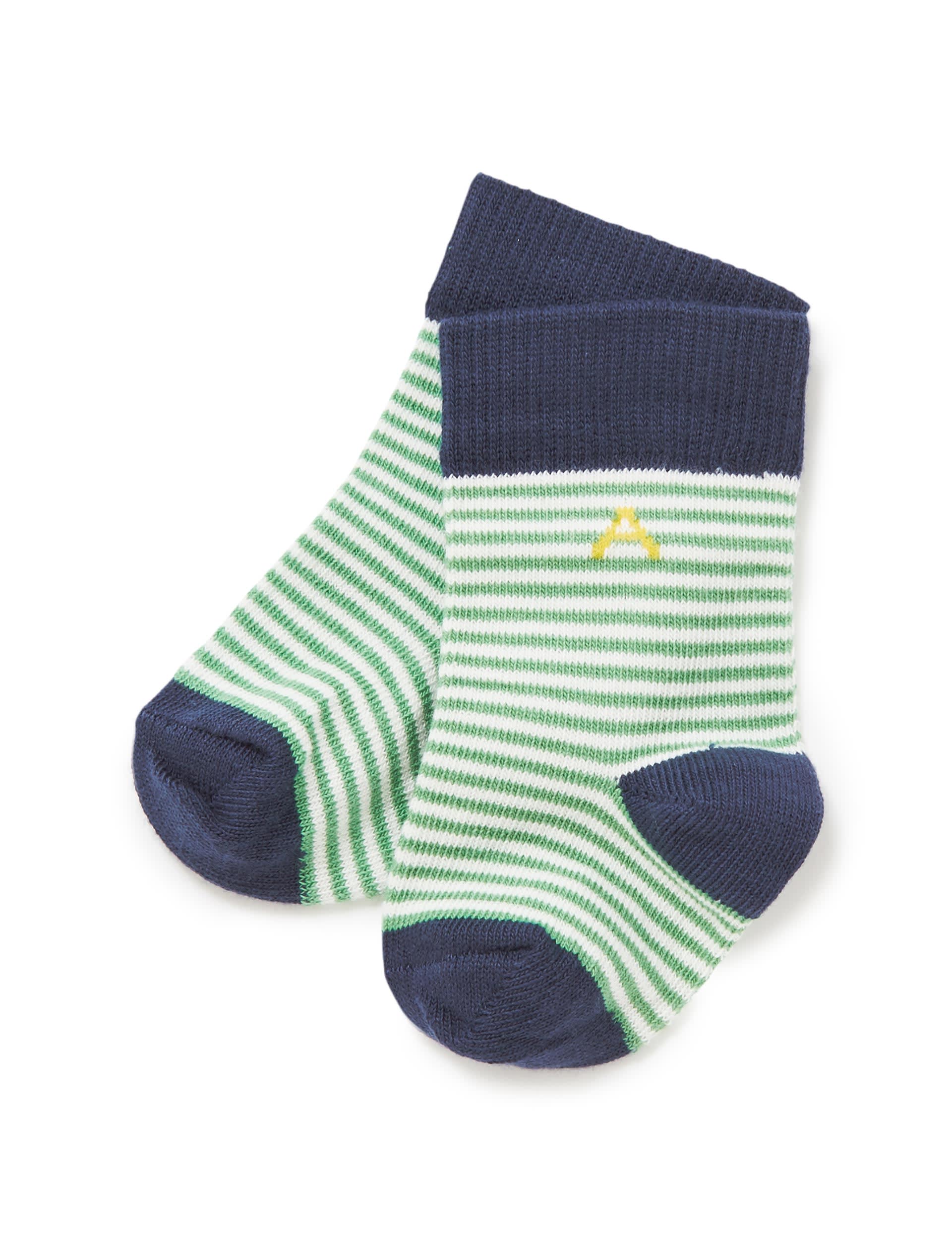 2 Piece Pure Cotton Washed Look Jeans with Socks Image 2 of 3