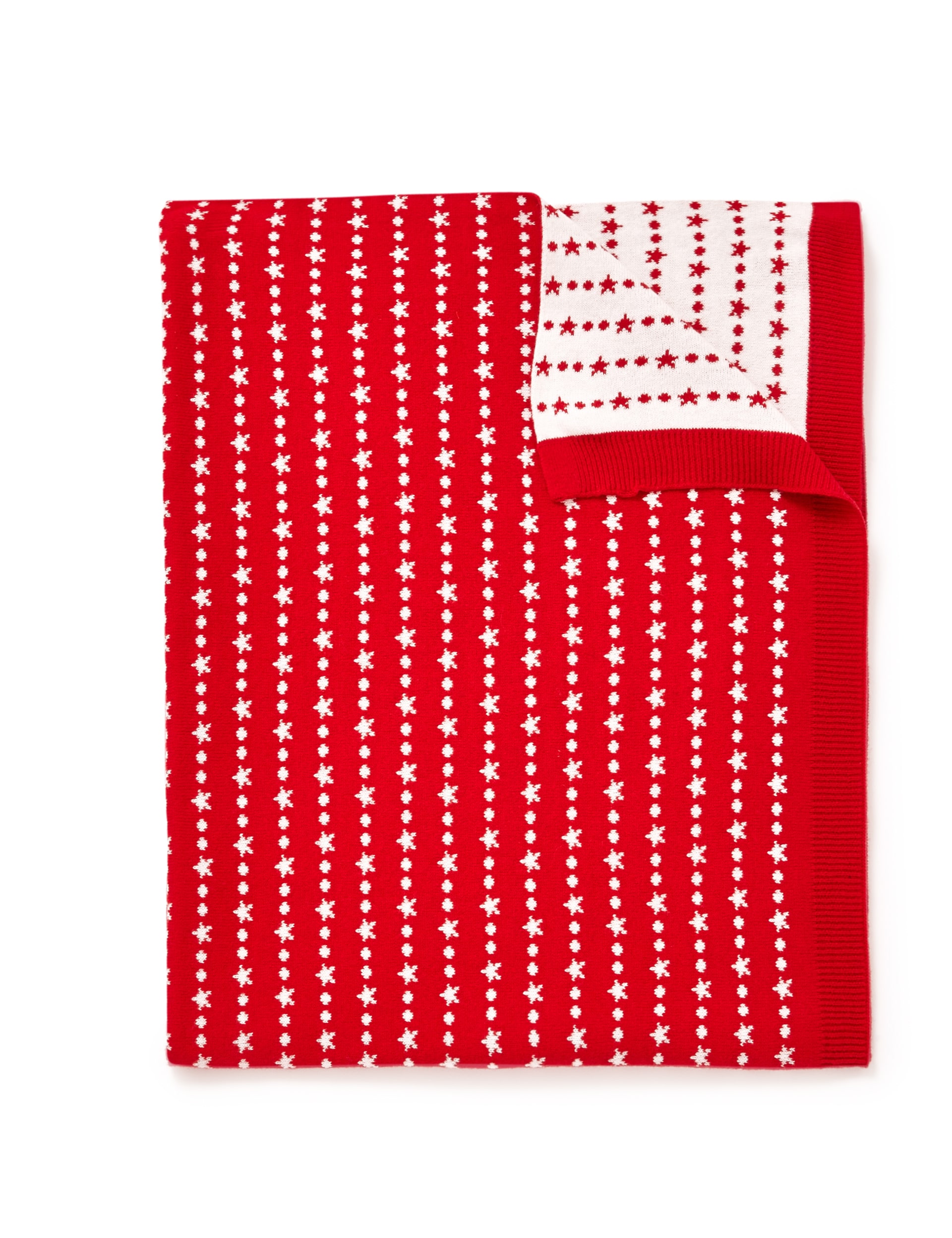 Cotton Rich Knitted Shawl with Cashmere Image 1 of 1