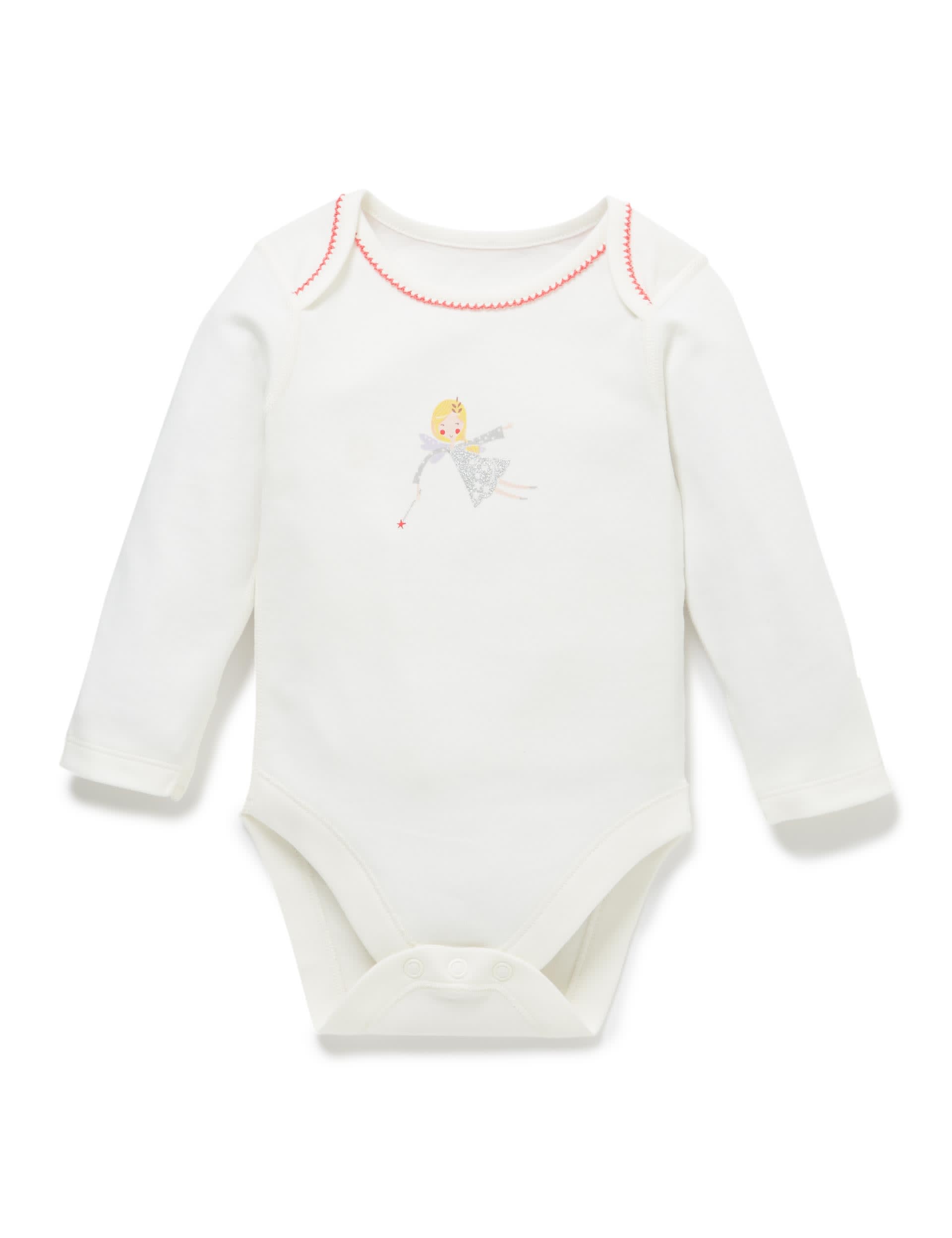5 Pack Fairy Print Long Sleeve Bodysuits Image 2 of 6