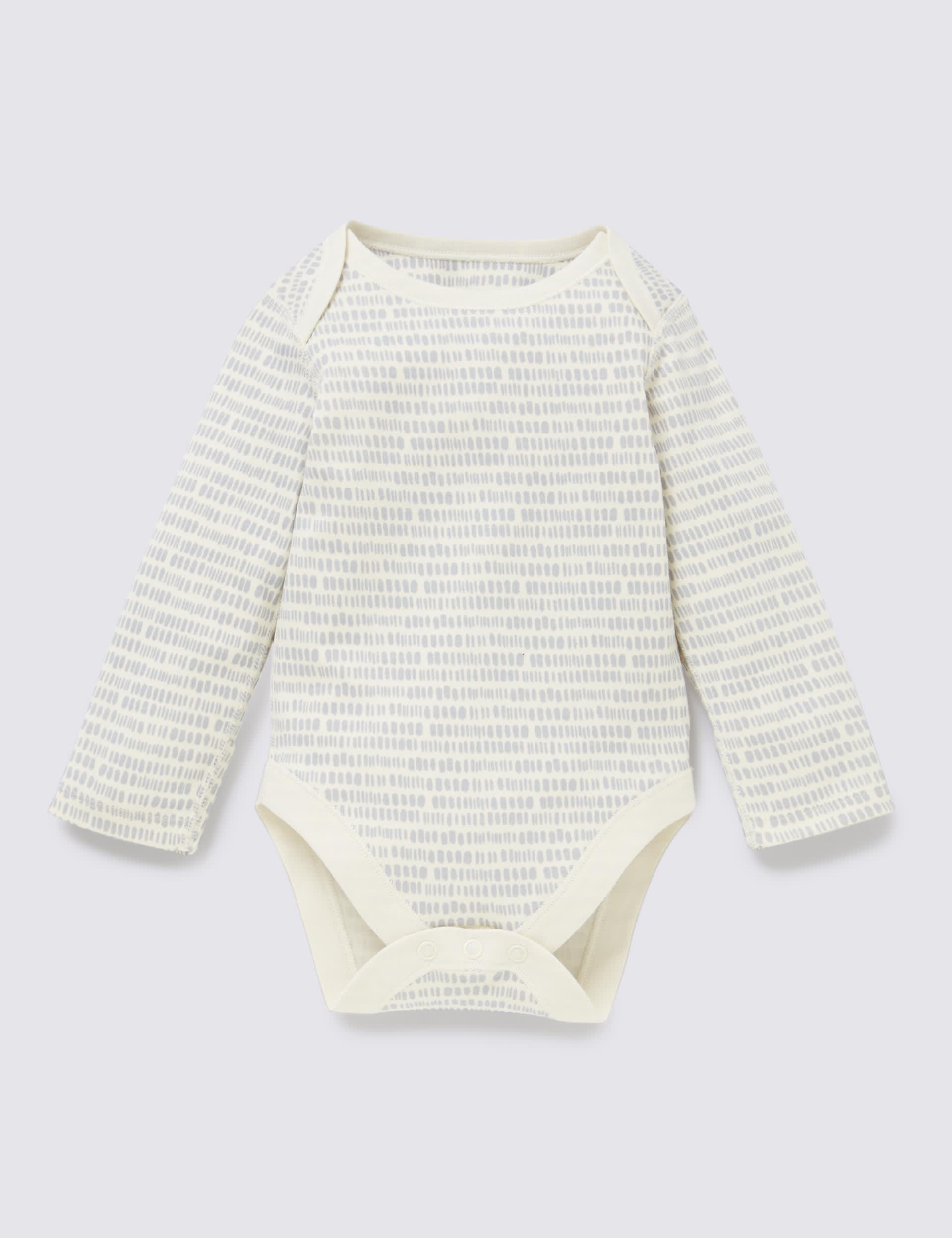 3 Pack Organic Cotton Long Sleeve Bodysuits Image 2 of 4