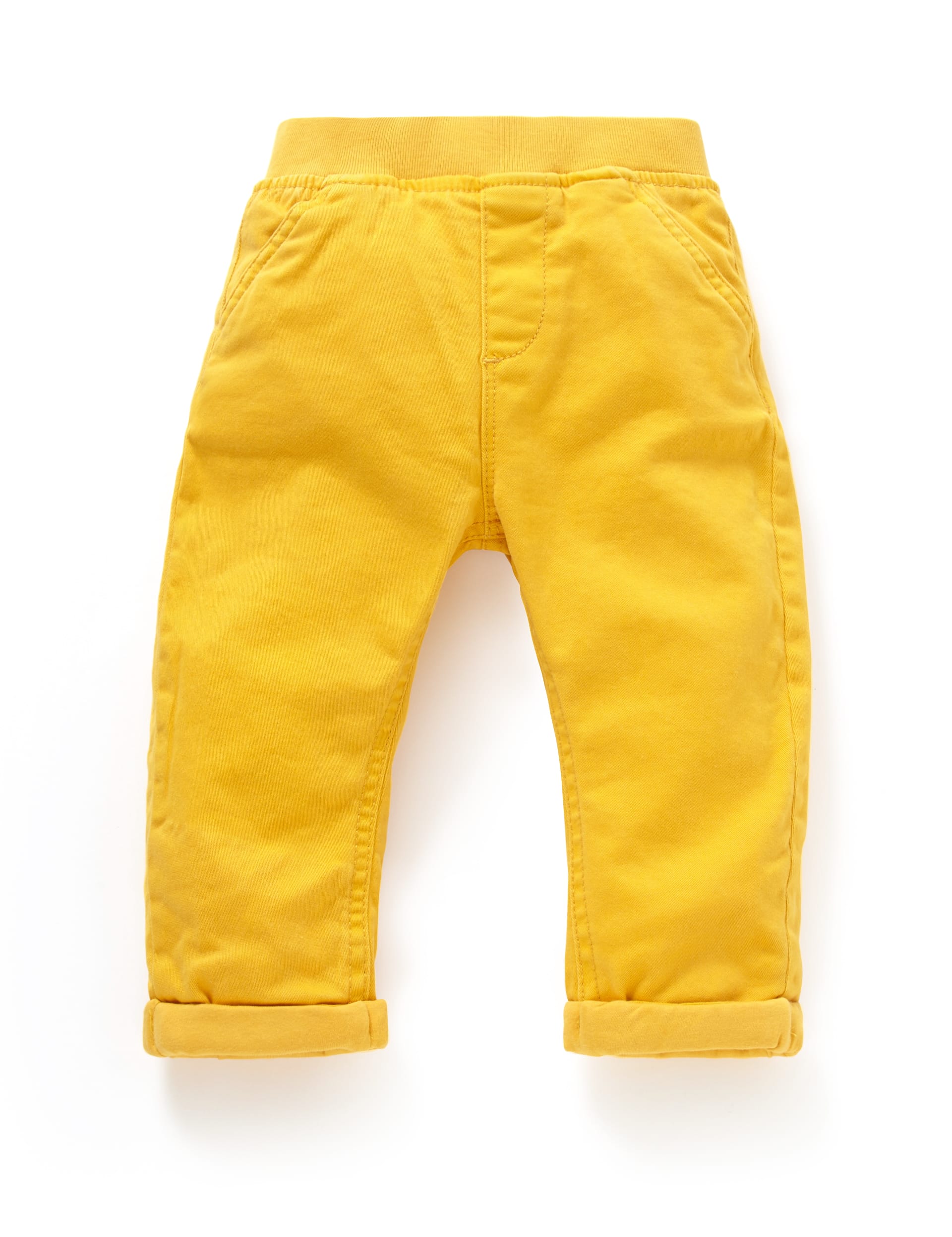 Cotton Rich Adjustable Ribbed Waist Chinos Image 1 of 2