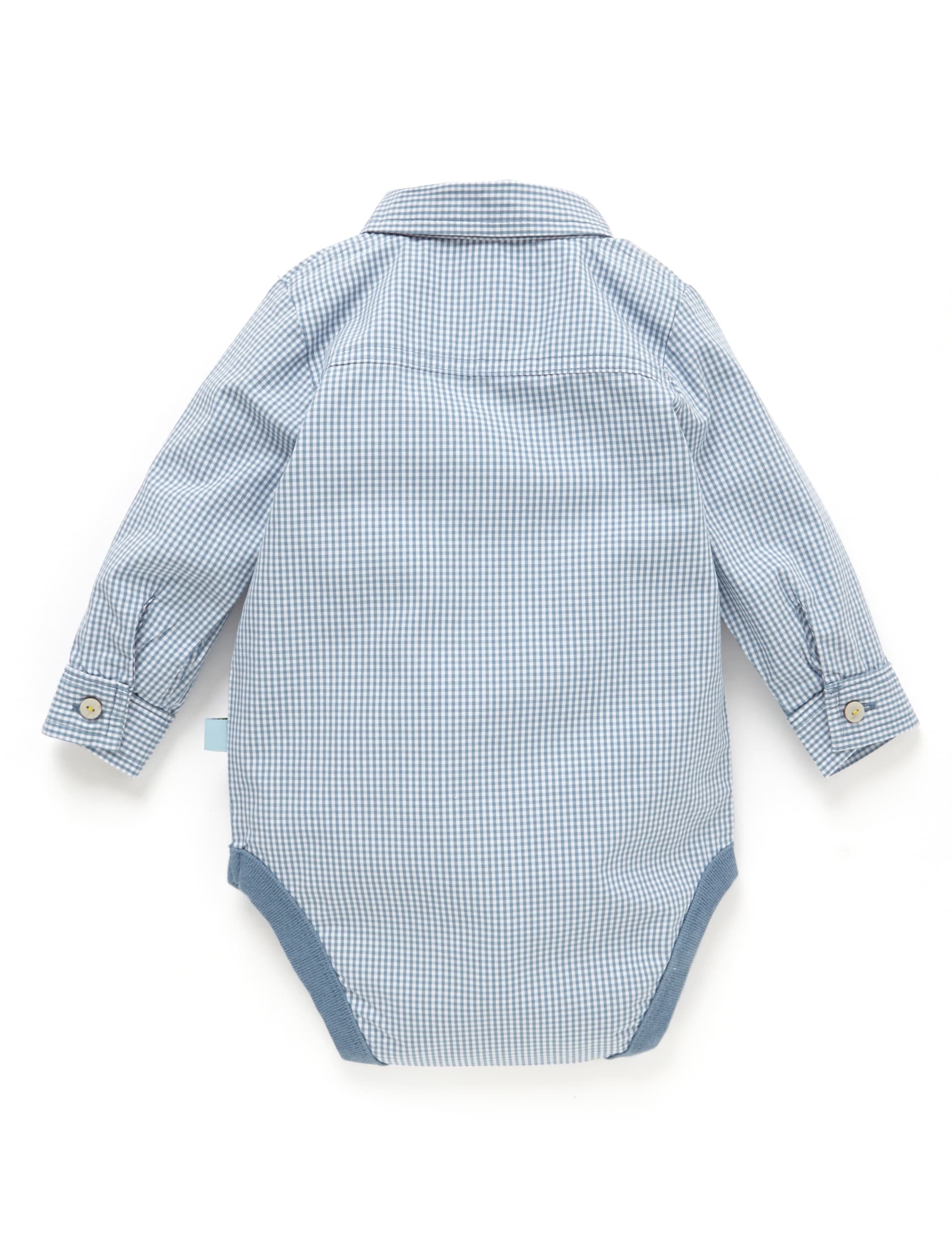 Check Woven Bodysuit Image 1 of 2