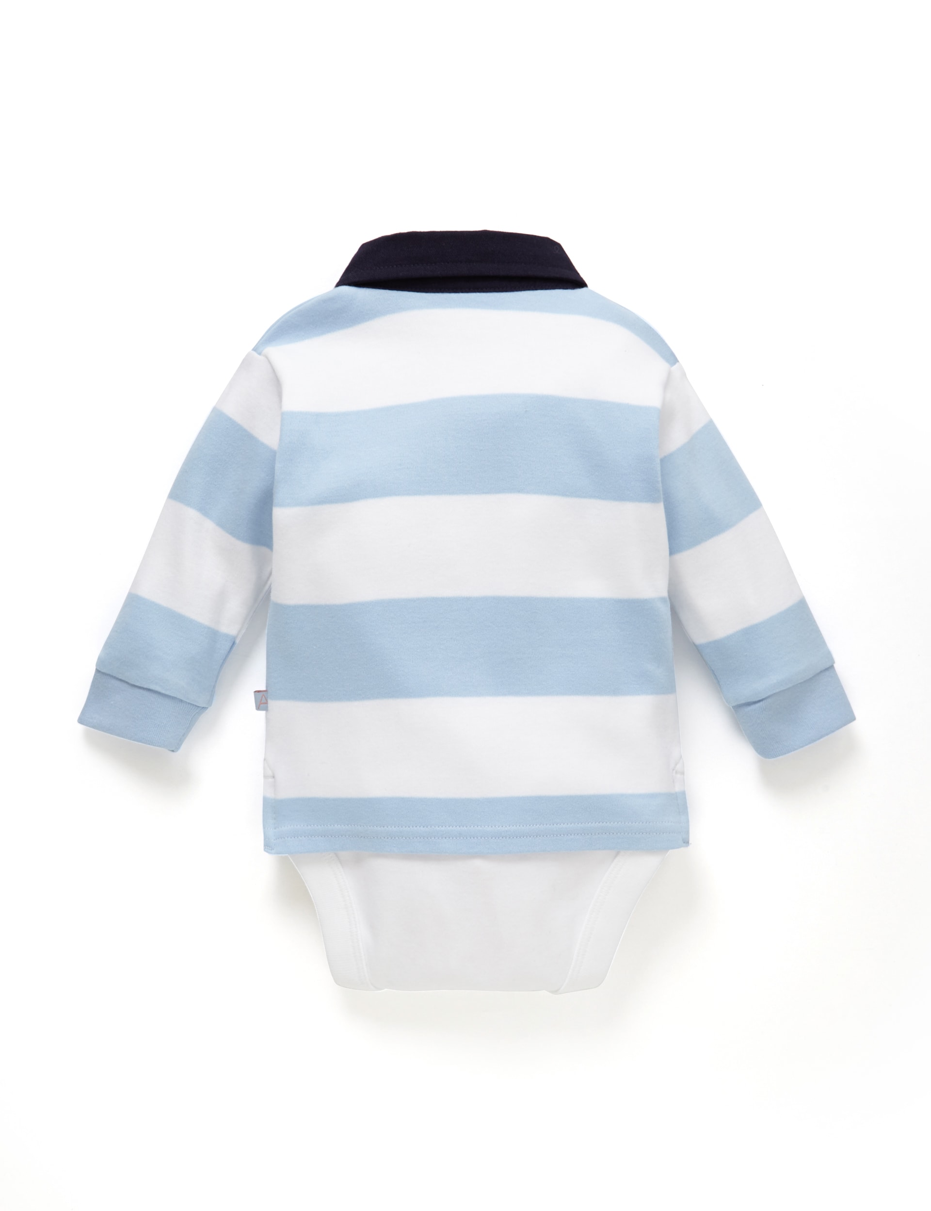 Stripe Rugby Bodysuit Image 1 of 2