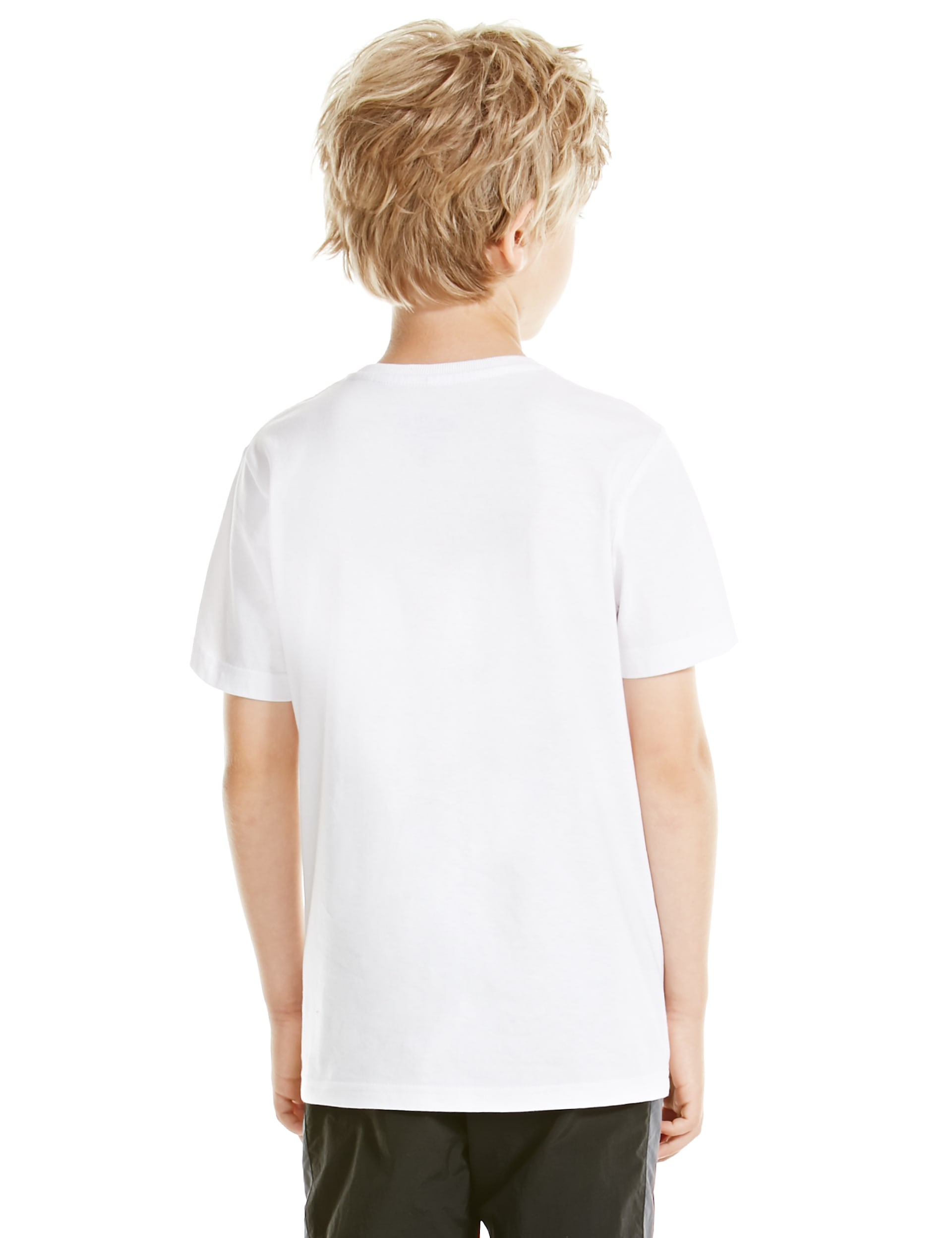 Pure Cotton 'Play Score Win' Slogan T-Shirt (5-14 Years) Image 2 of 4