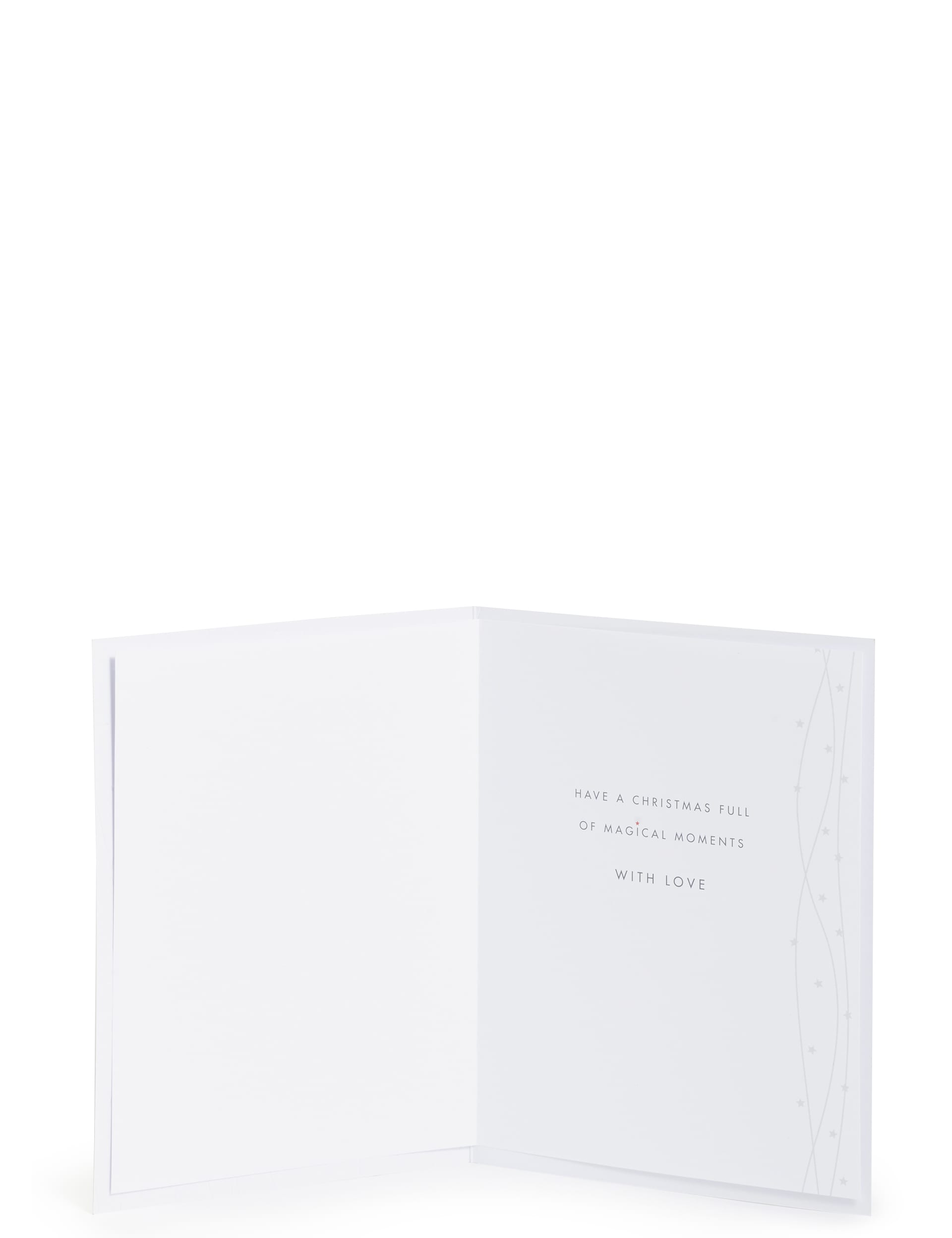 Daughter And Son-In-Law Minimalist Embossed Christmas Card Image 2 of 3
