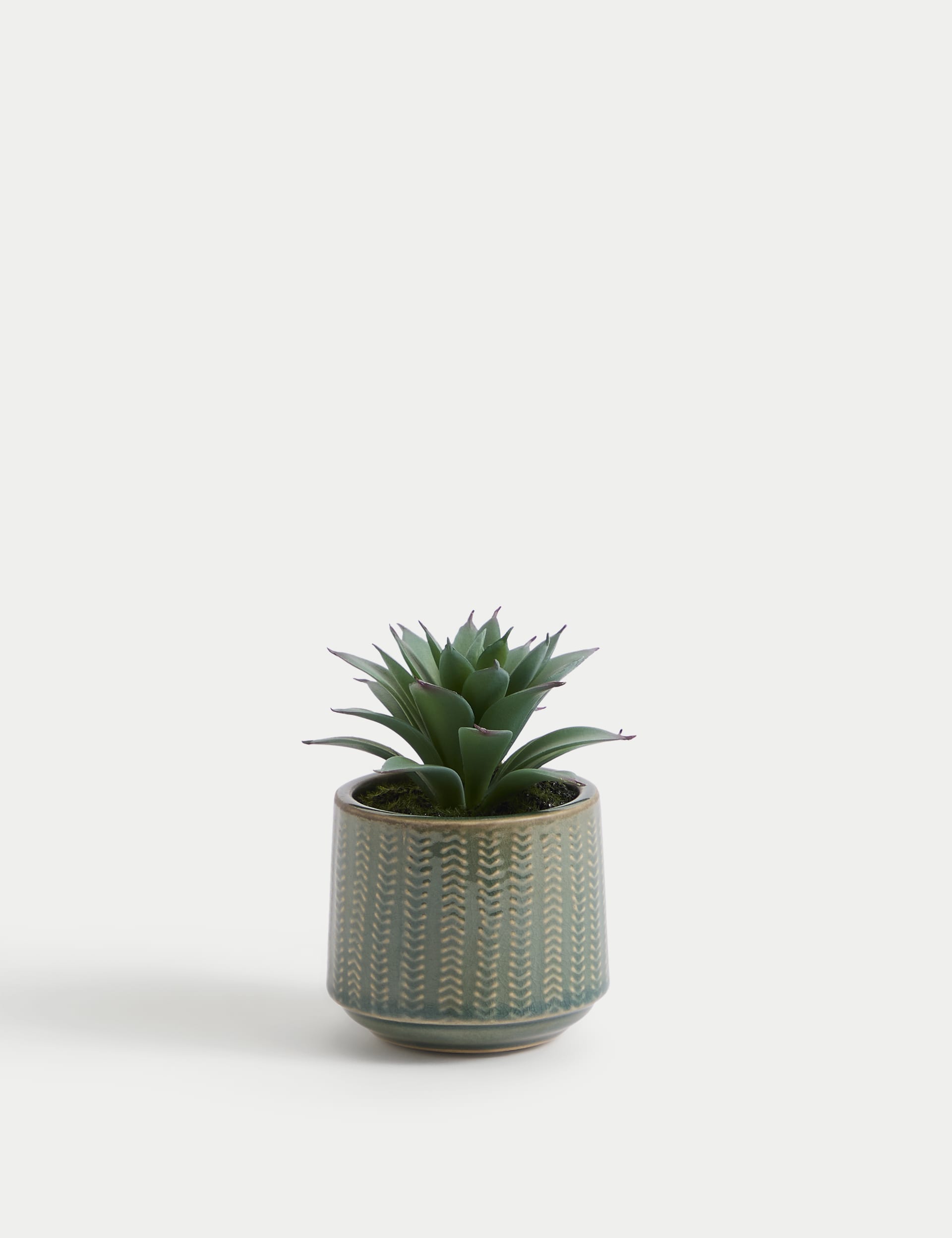 Artificial Mini Succulent in Ceramic Pot