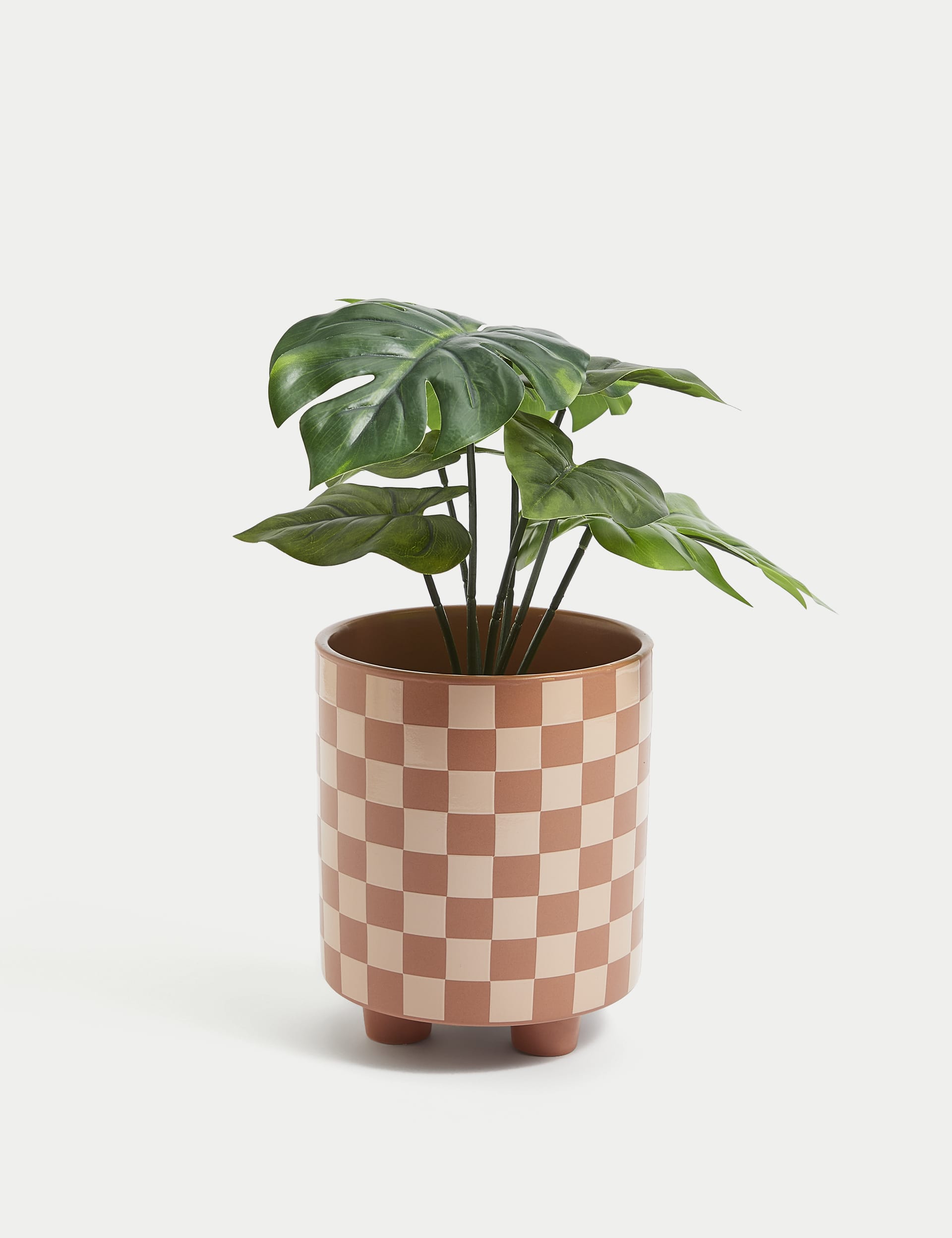 Chequerboard Ceramic Planter