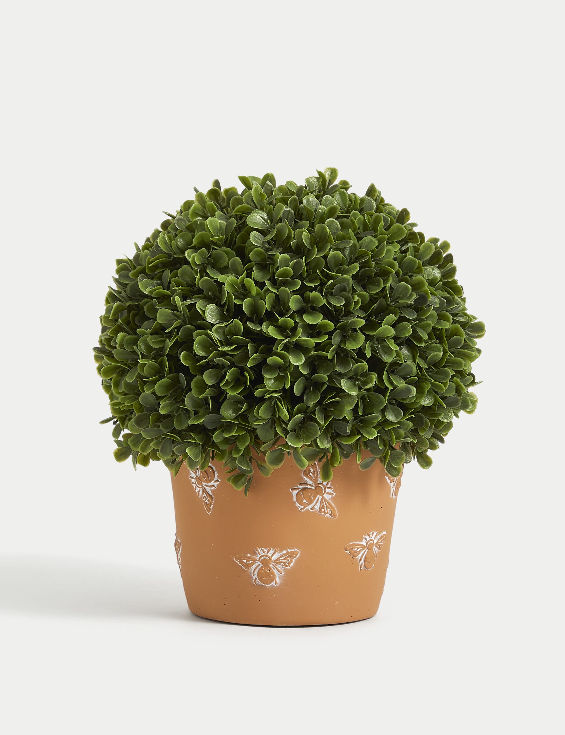 Artificial Topiary Ball in Ceramic Bee Pot
