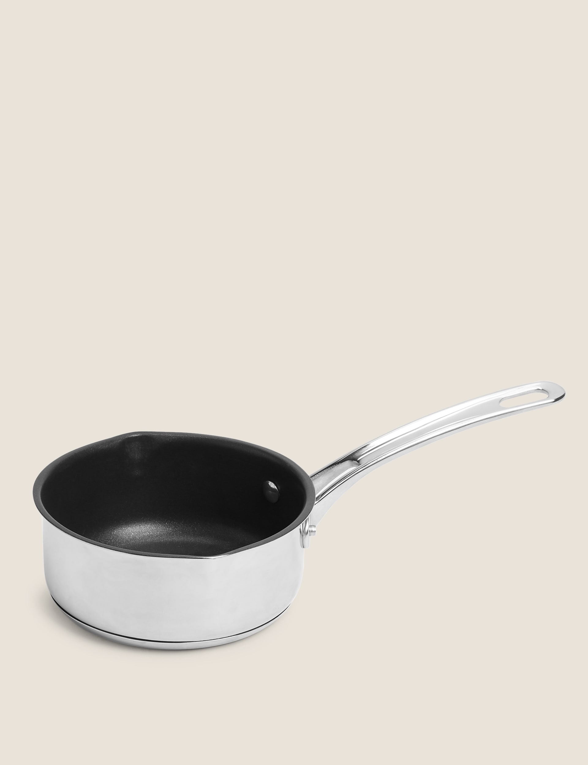 3-Ply Stainless Steel Non-Stick Milk Pan 14cm main image 1