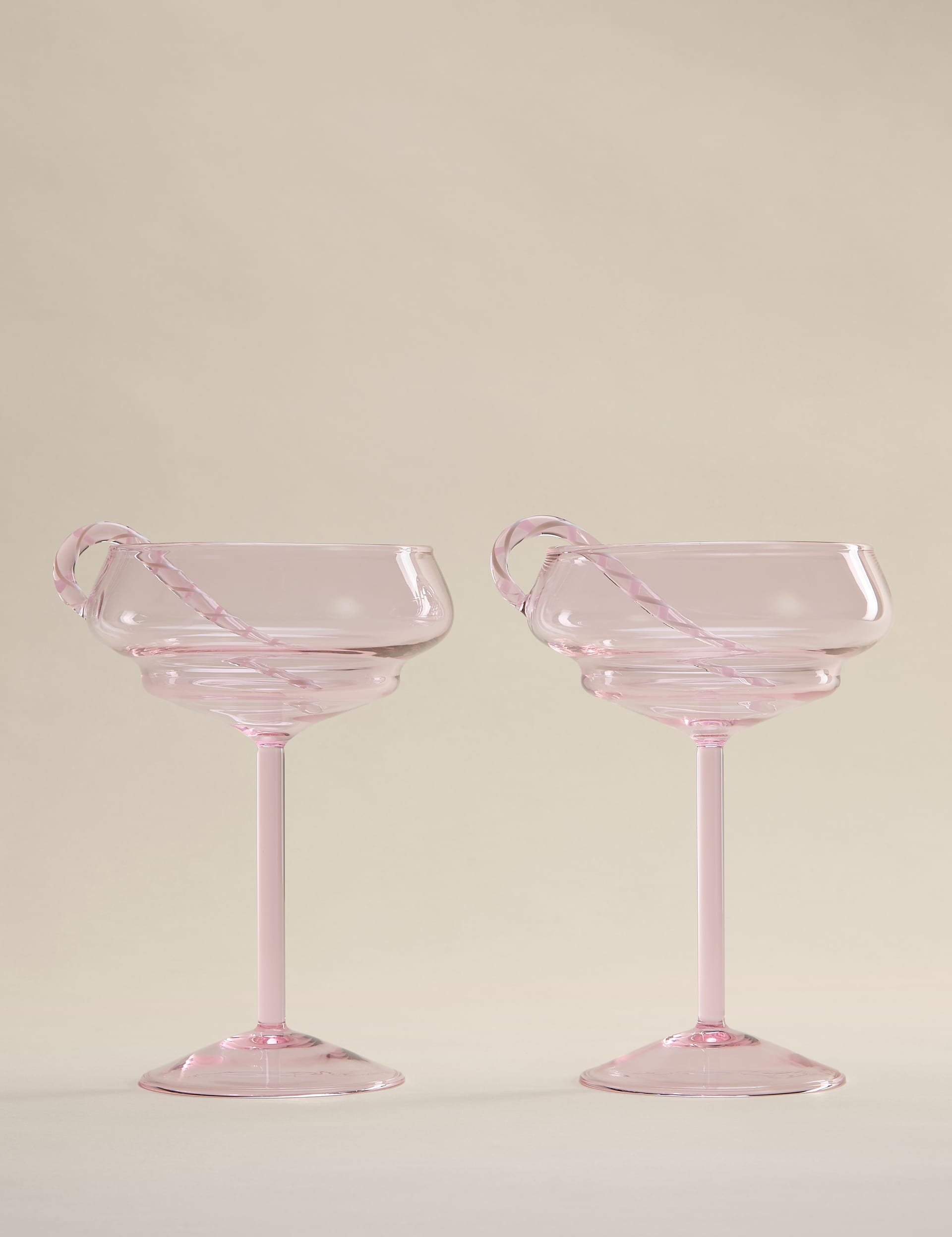 Set of 2 Candy Cane Coupes
