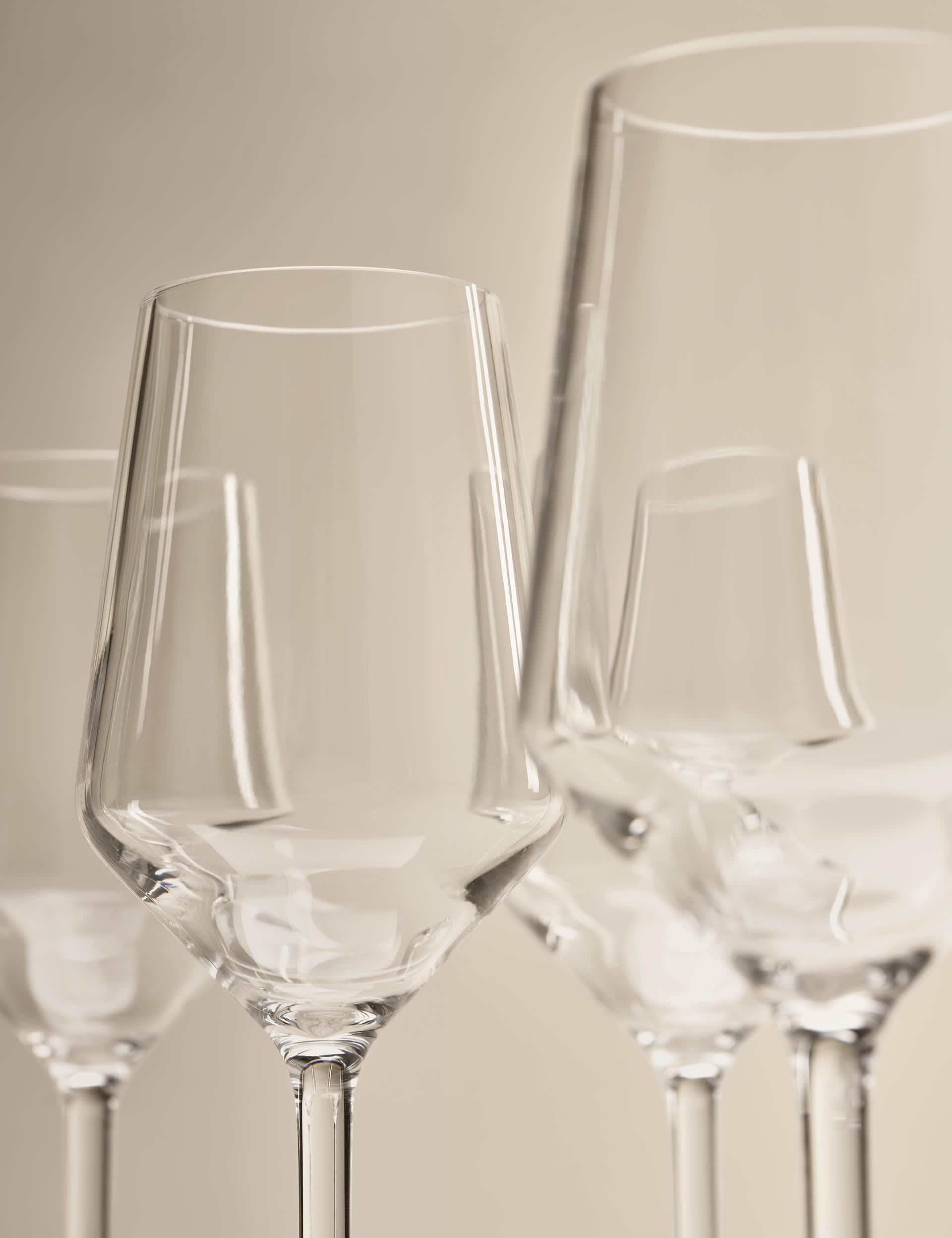 Set of 4 Angular Picnic Wine Glasses | M&S IE