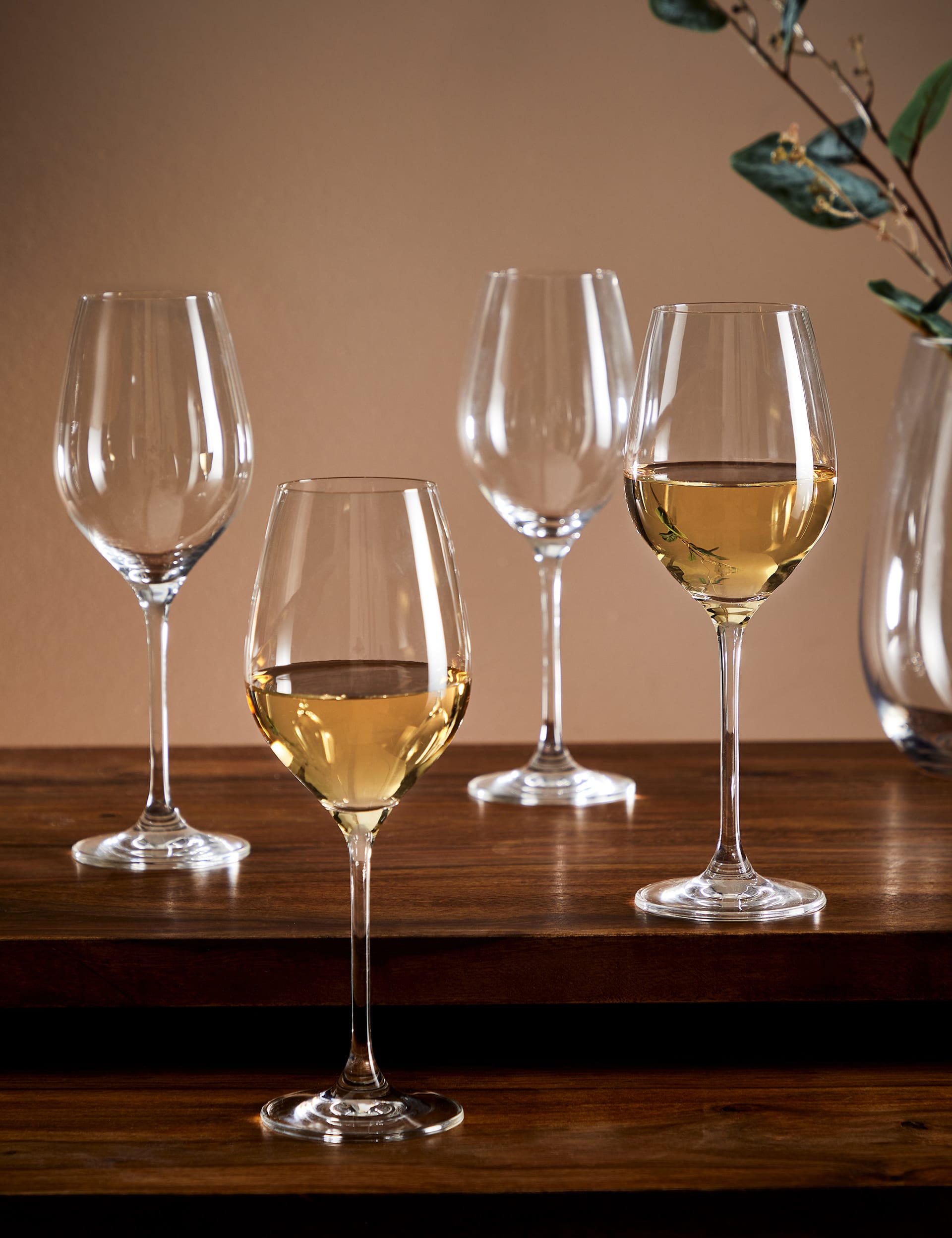 Set of 4 Maxim White Wine Glasses M&S Collection M&S