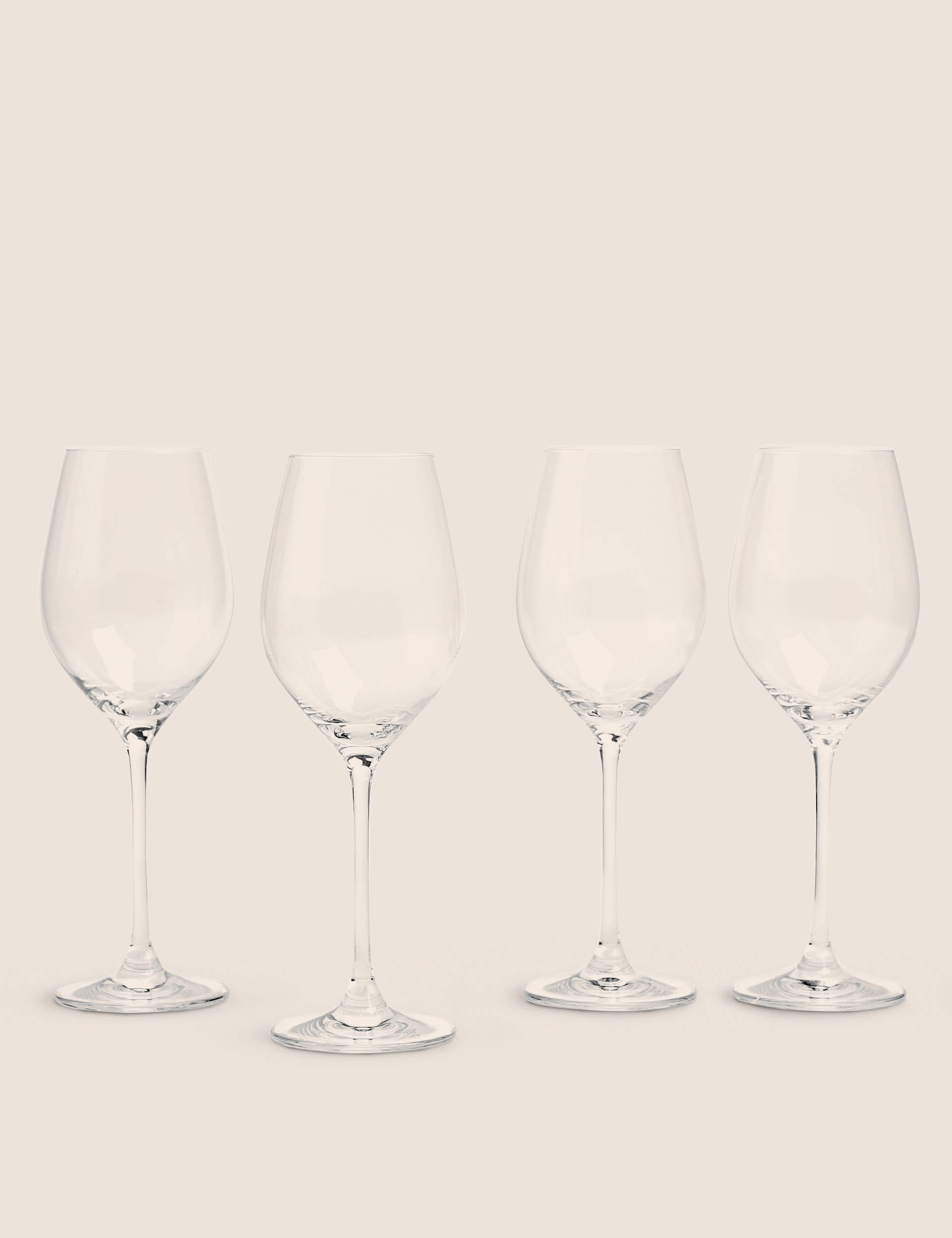 Set of 4 Maxim White Wine Glasses