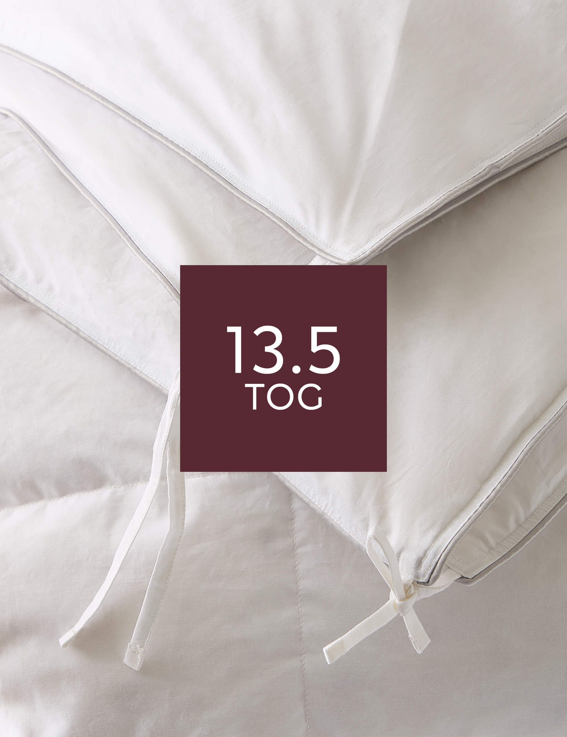 Deluxe Hungarian Goose Feather & Down 13.5 Tog All Seasons Duvet