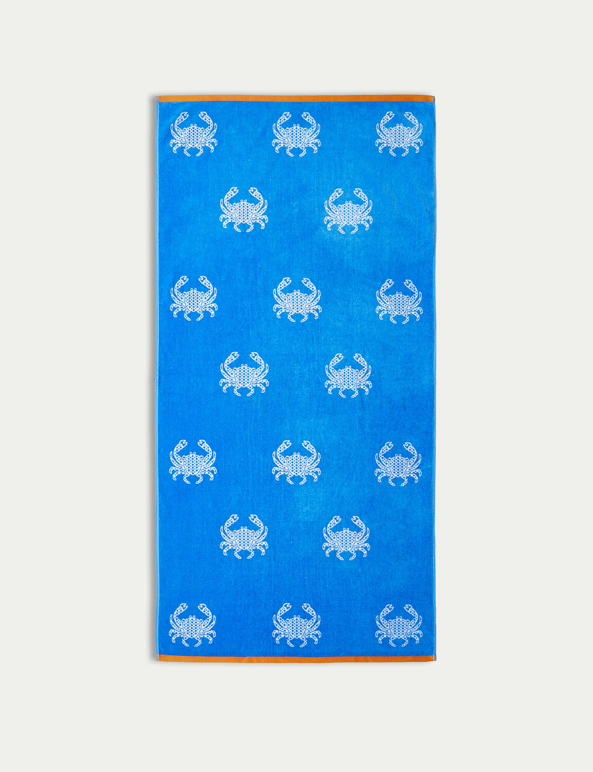 Pure Cotton Crab Beach Towel