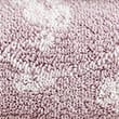 Super Soft Pure Cotton Floral Jacquard Towel - mauve