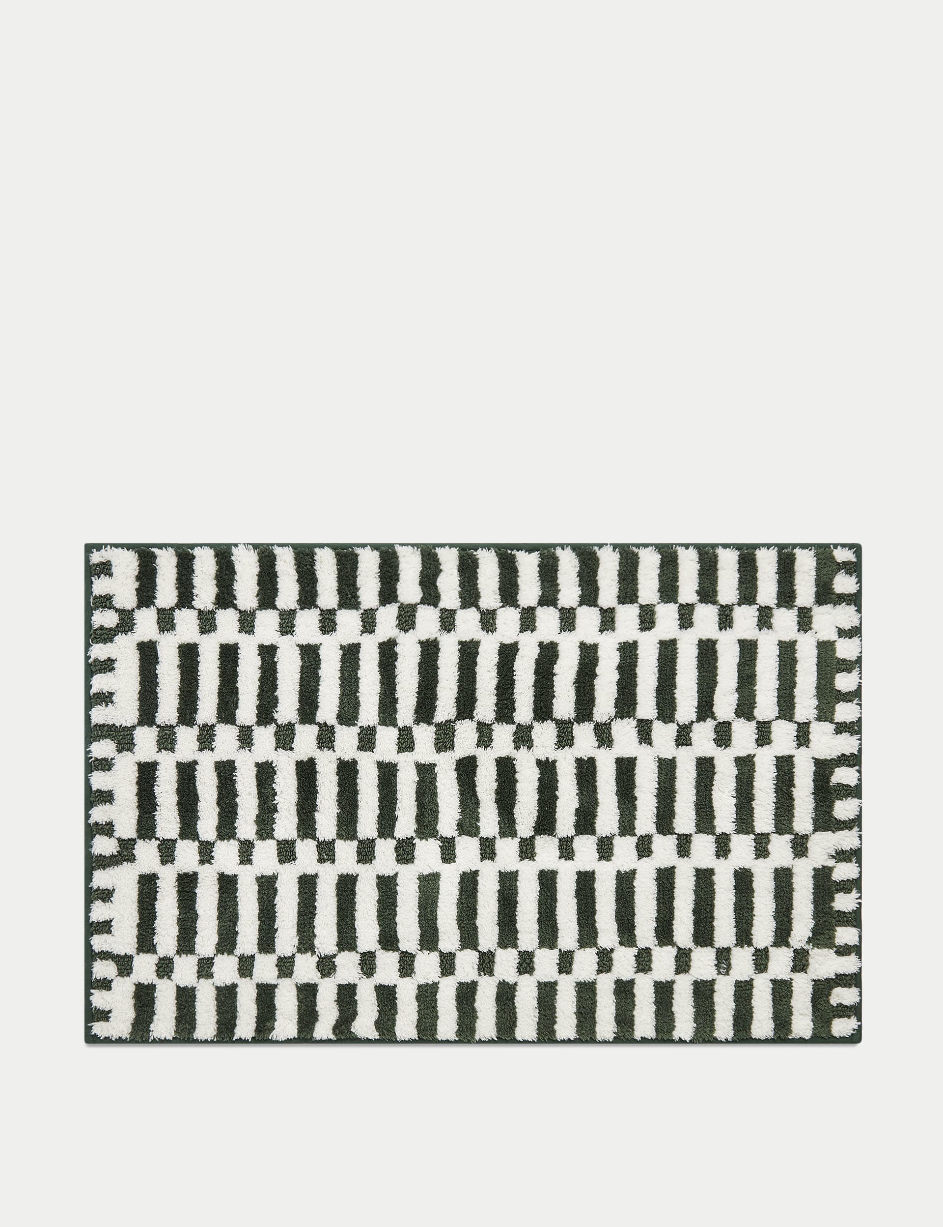 Cotton Blend Geometric Quick Dry Bath Mat | M&S | M&S