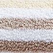 Pure Cotton Striped Towel - natural