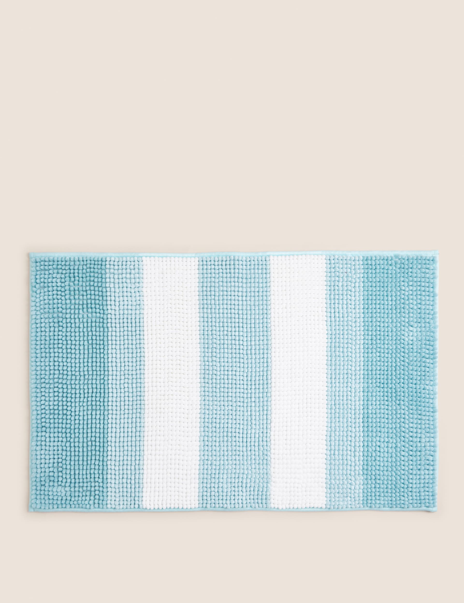 Bobble Striped Bath Mat