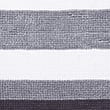 Bobble Striped Bath Mat - charcoal